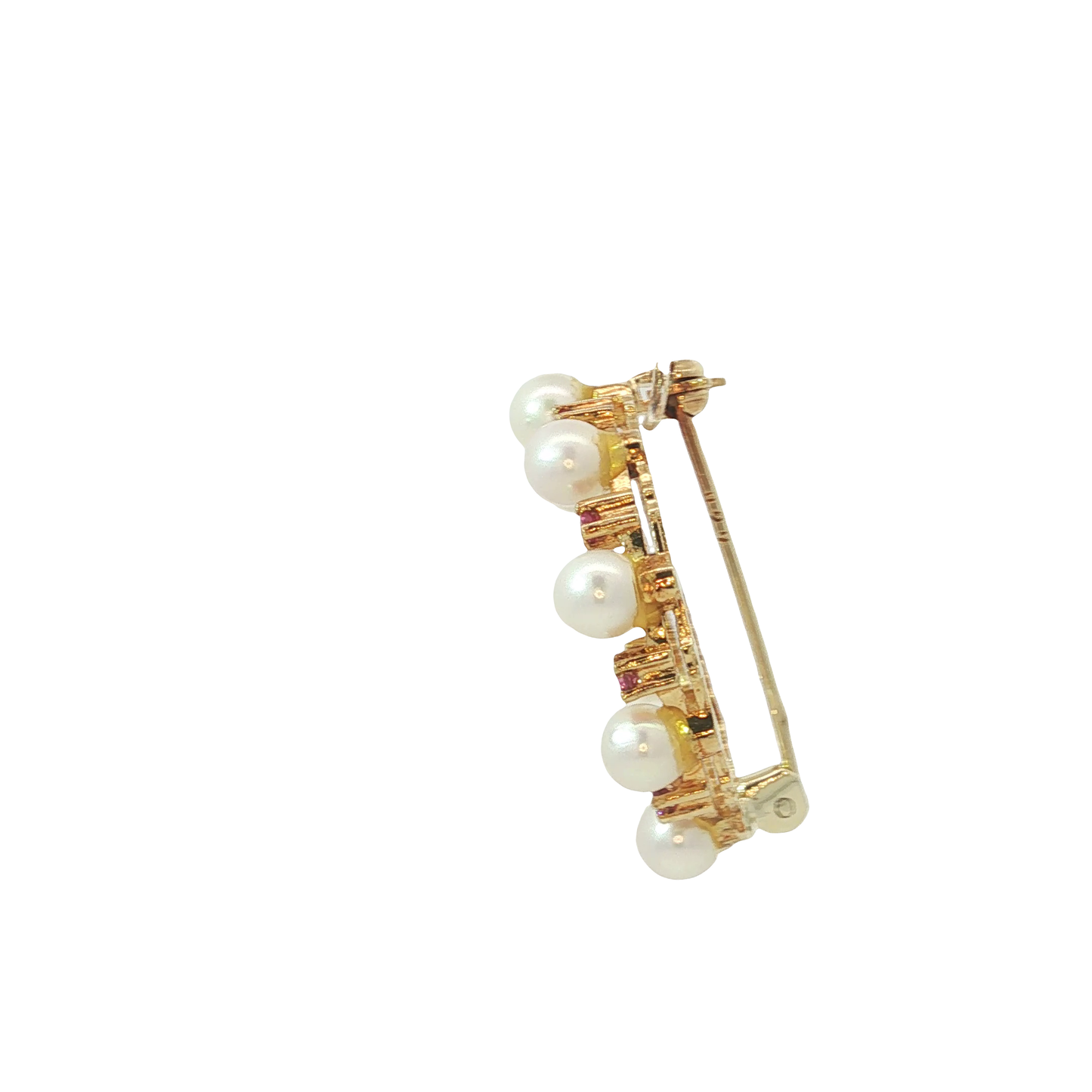 Brosche Gelbgold 585 / 14 Karat 28,3 mm Nr. 7028