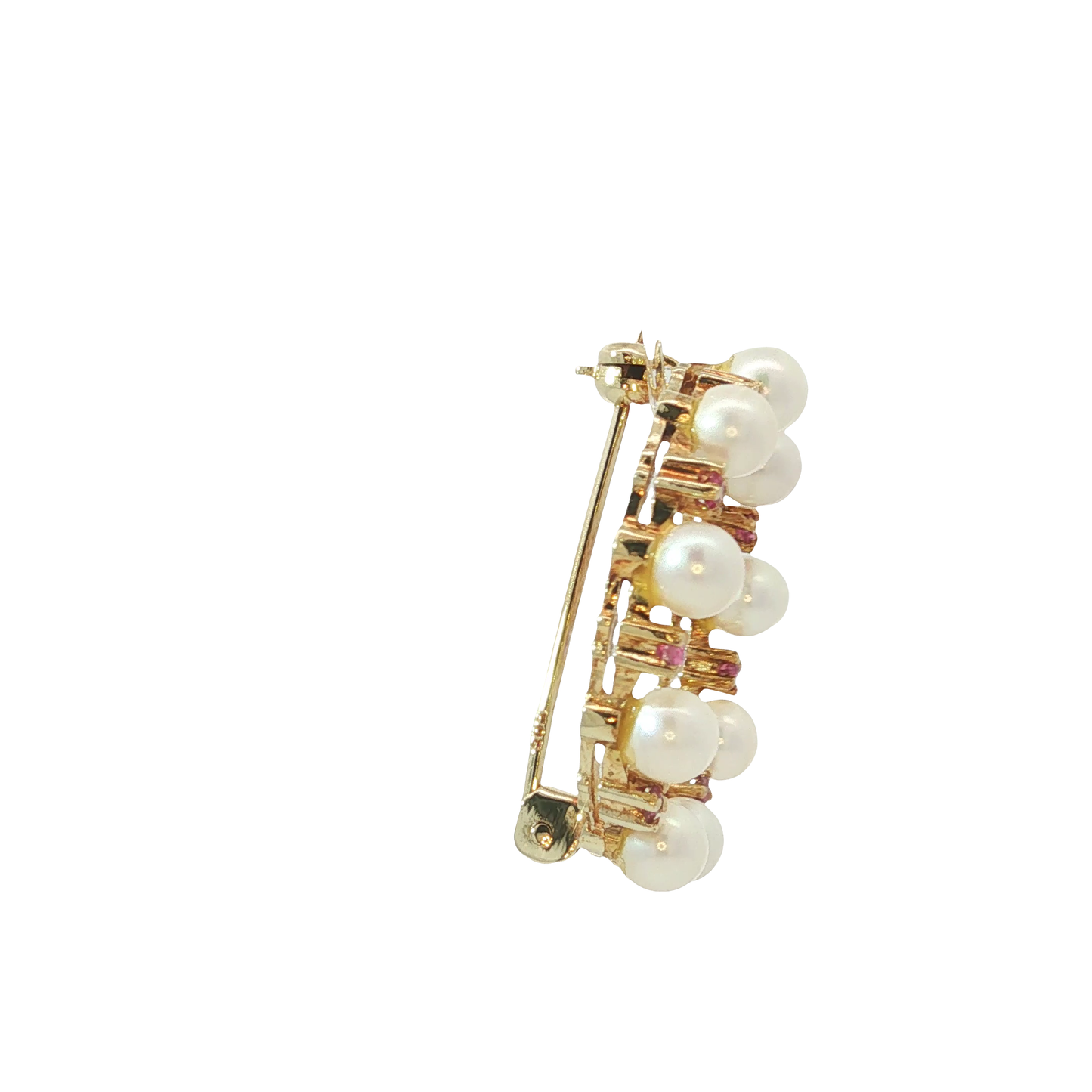 Brosche Gelbgold 585 / 14 Karat 28,3 mm Nr. 7028