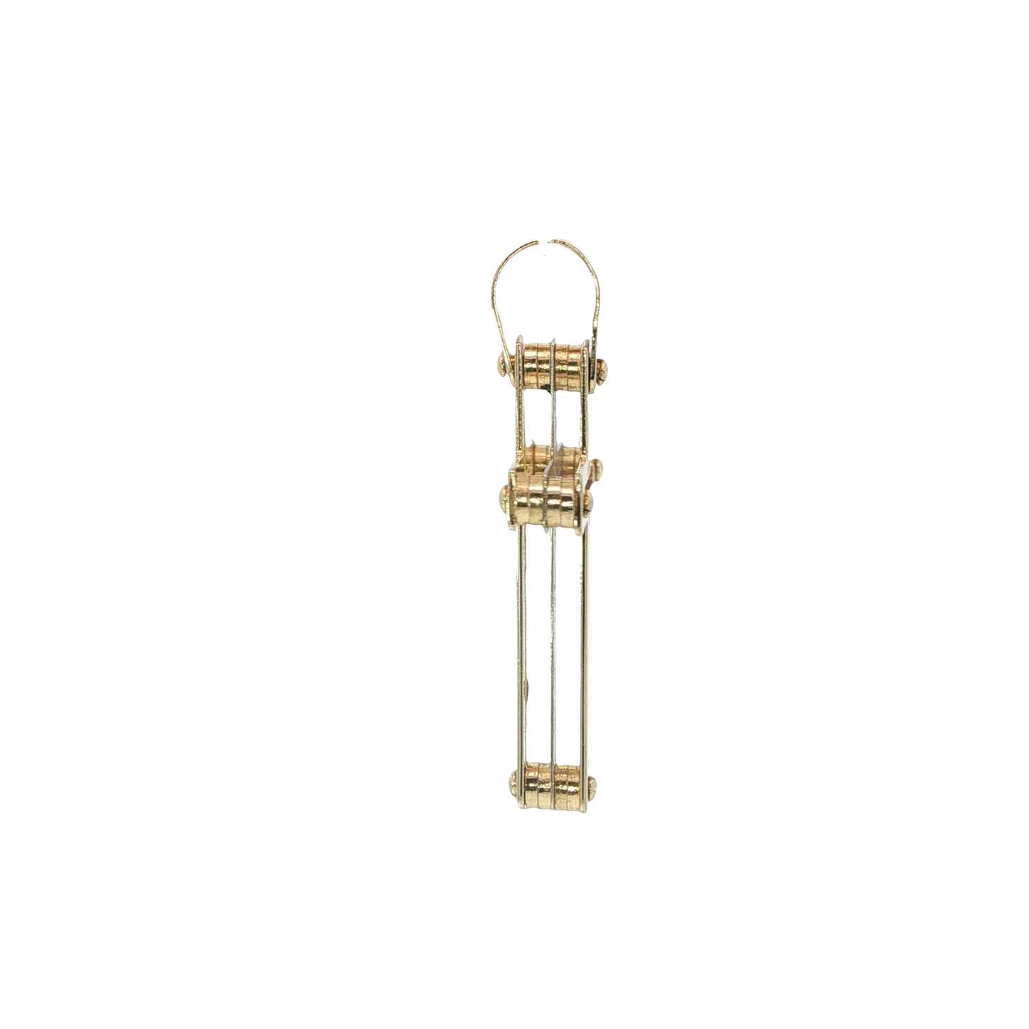 Anhänger "Kreuz" Bicolor 585 / 14 Karat L: 36,15 mm Nr. 7101