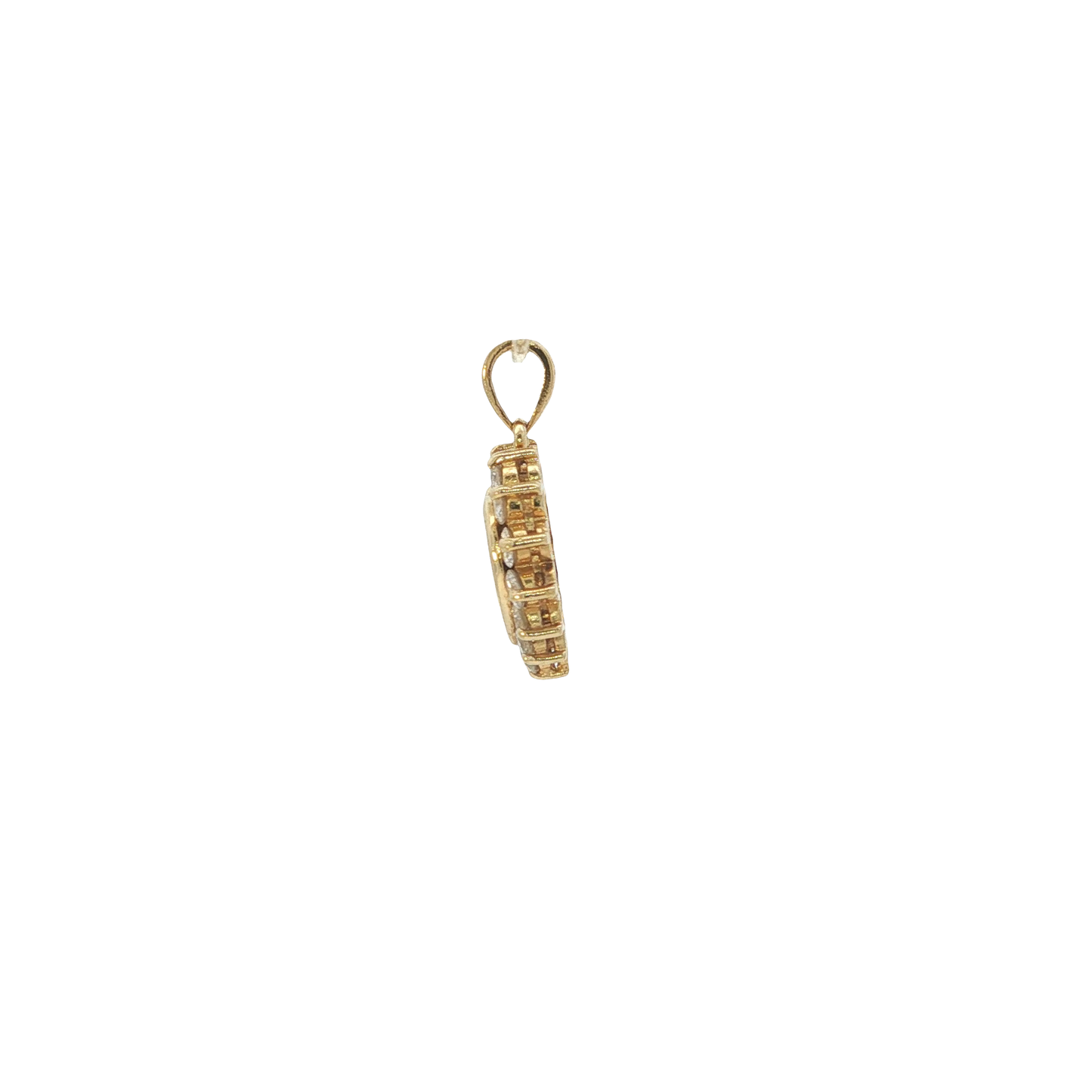 Anhänger "Herz" Gelbgold 750 / 18 Karat L: 17,5 mm Nr. 7069