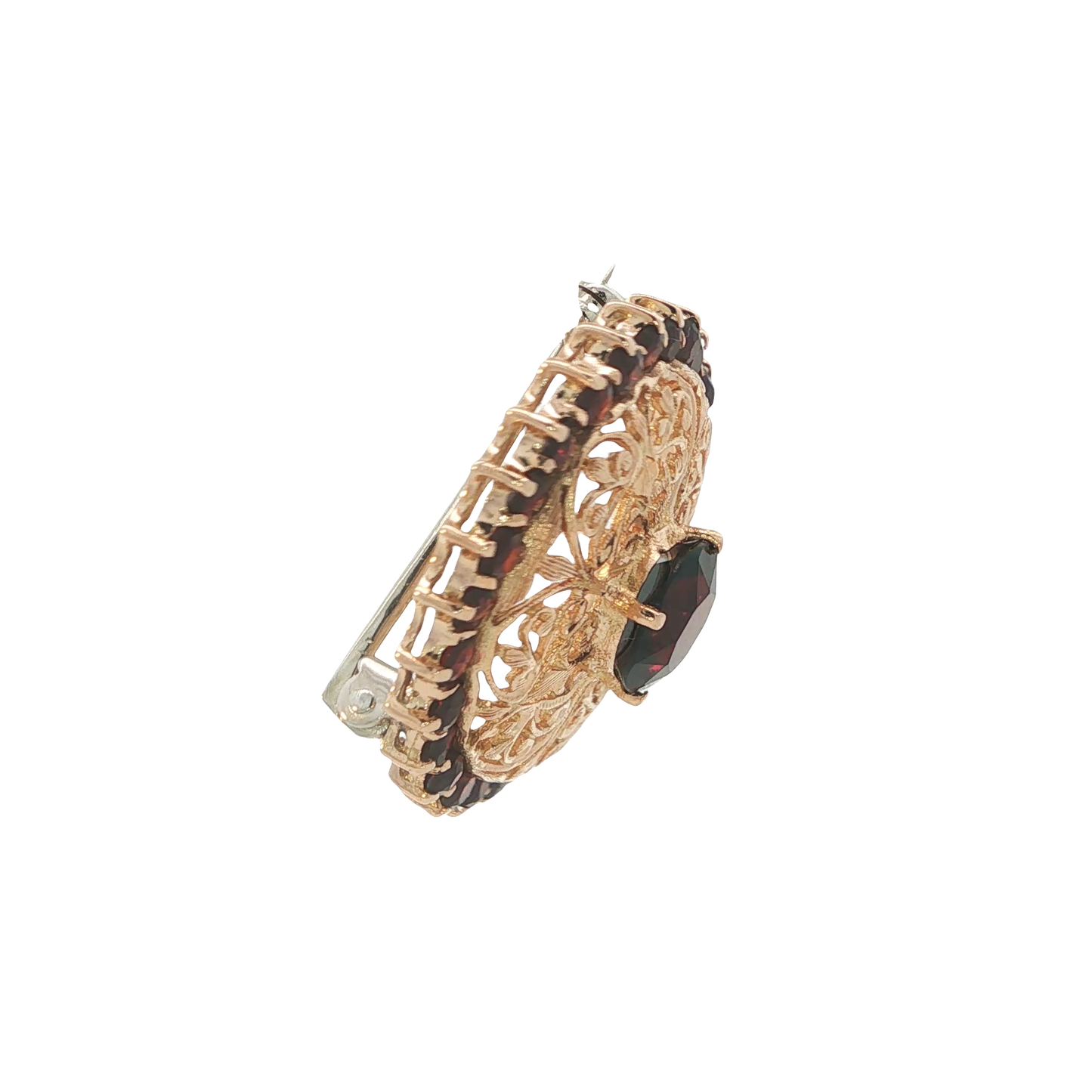Brosche Gelbgold 585 / 14 Karat 27,65 mm Nr. 6914
