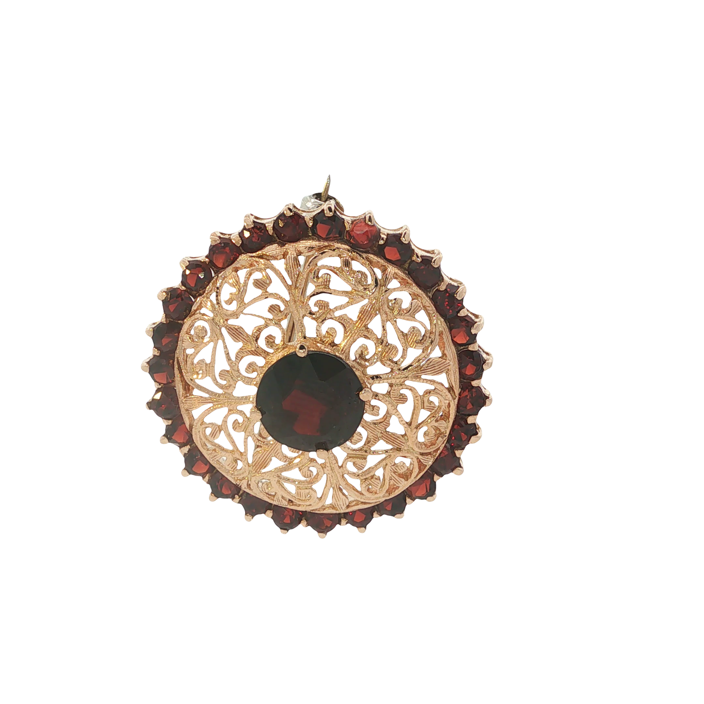 Brosche Gelbgold 585 / 14 Karat 27,65 mm Nr. 6914