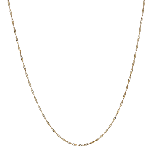 Kordelkette Gelbgold 585 / 14 Karat L: 42 cm Nr. 7138