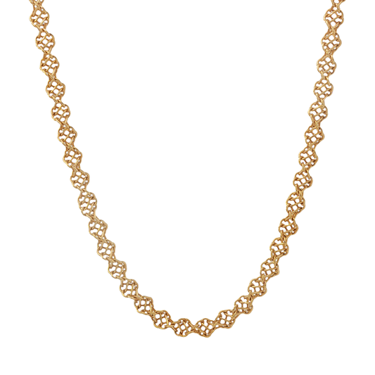 Kordelkette Gelbgold 585 / 14 Karat L:45,5 cm Nr. 7140