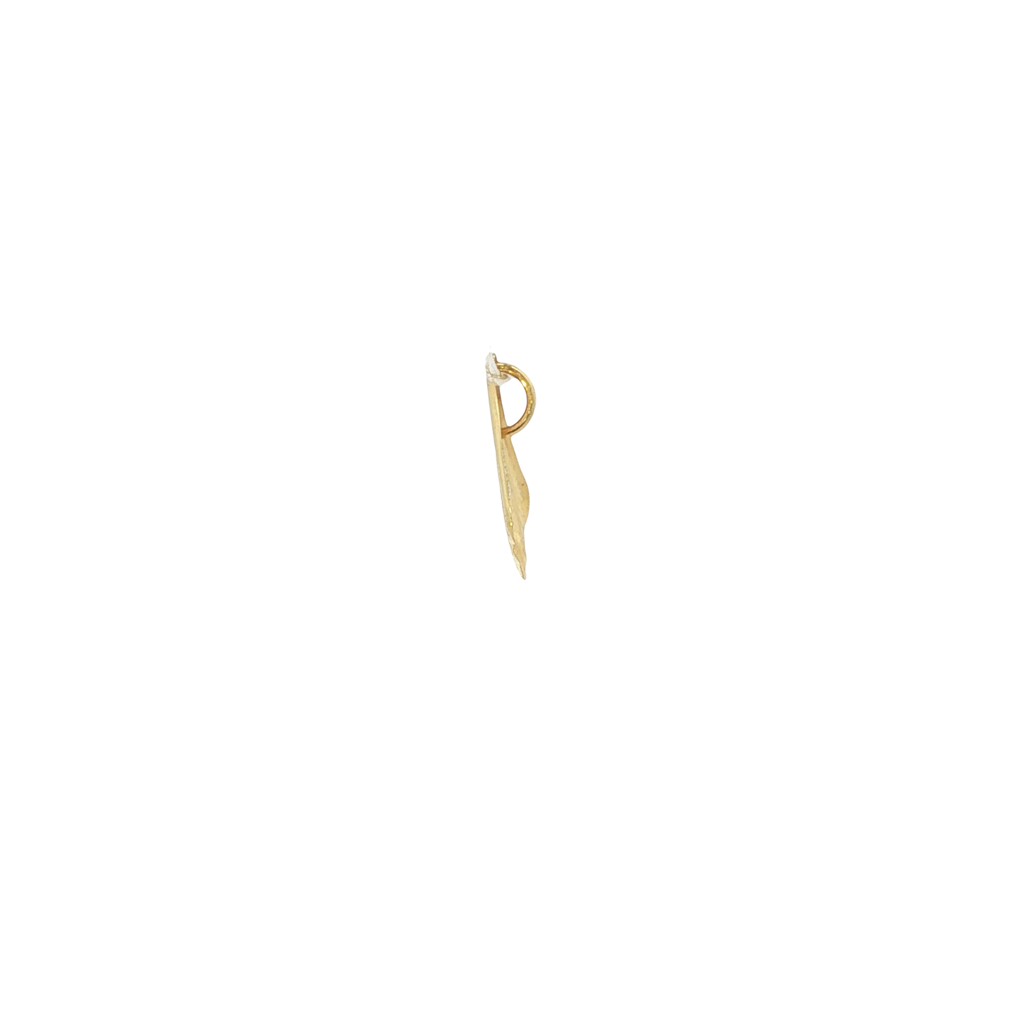 Anhänger "Ginkgoblatt" Gelbgold 585 / 14 Karat L: 15 mm Nr. 7144