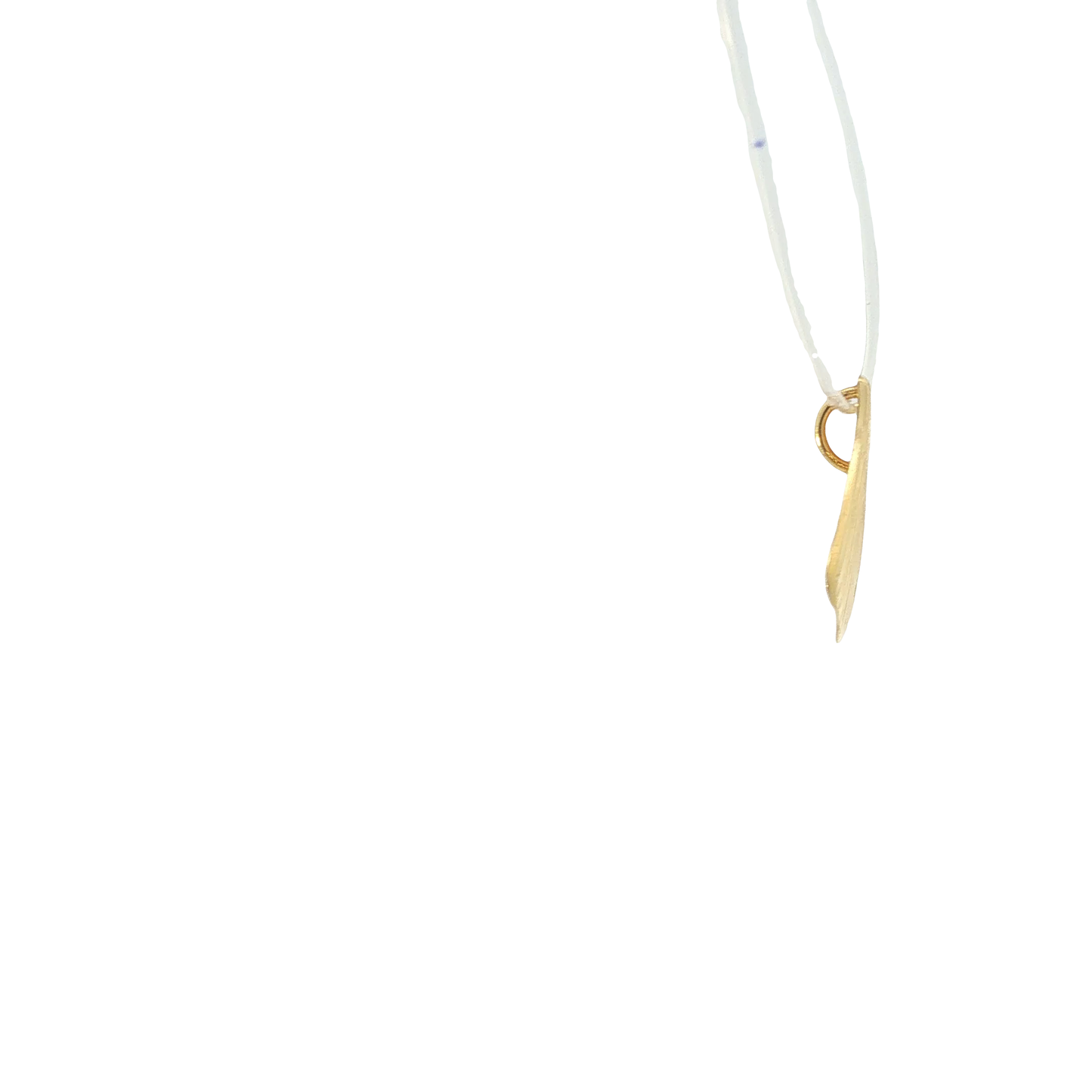 Anhänger "Ginkgoblatt" Gelbgold 585 / 14 Karat L: 15 mm Nr. 7144
