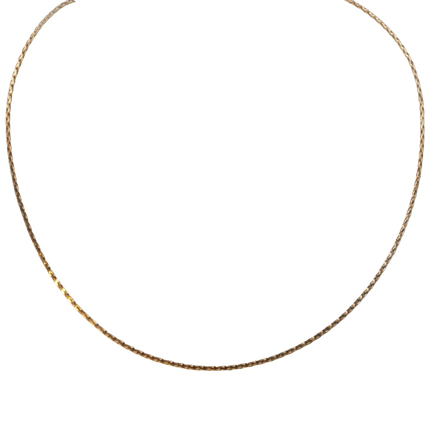 Halsreif Gelbgold 375 / 9 Karat L: 45 cm Nr. 7136