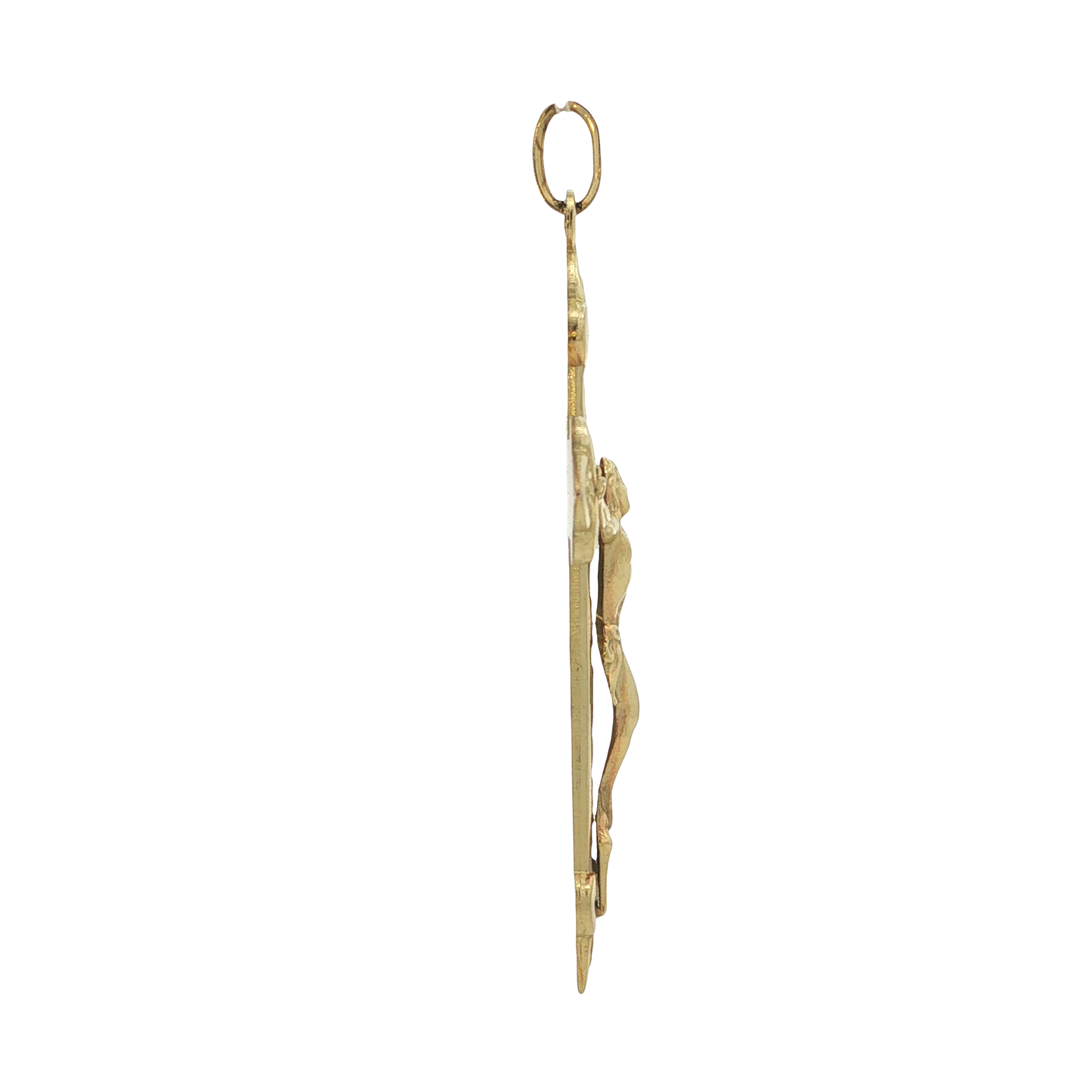 Anhänger "Kreuz Jesus" Gelbgold 333 / 8 Karat L: 59,5 mm Nr. 7162