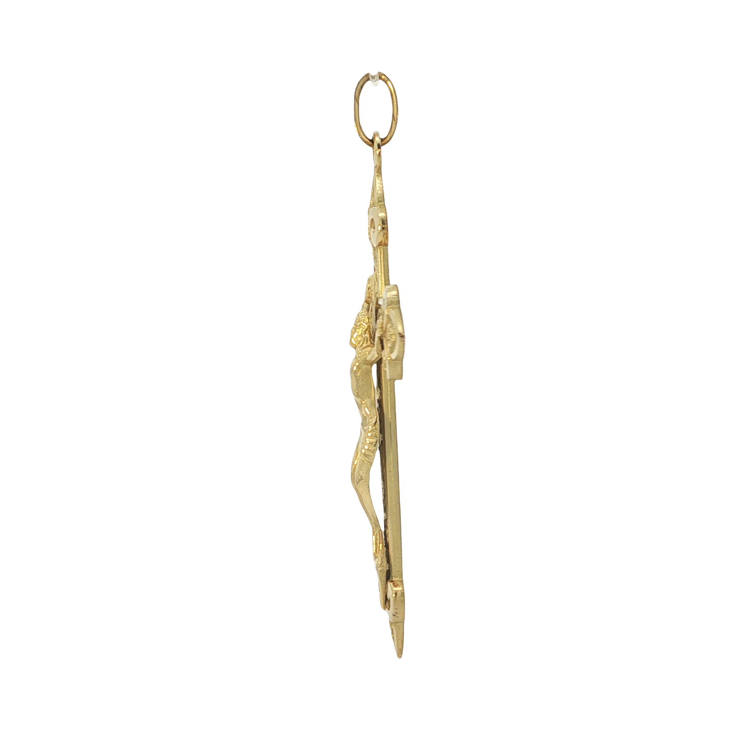Anhänger "Kreuz Jesus" Gelbgold 333 / 8 Karat L: 59,5 mm Nr. 7162