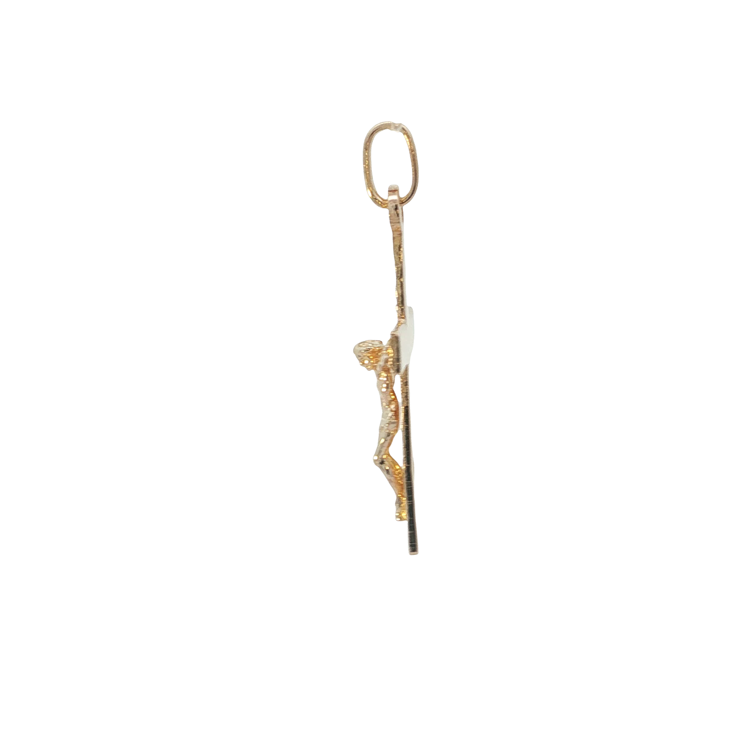 Anhänger "Kreuz Jesus" Gelbgold 585 / 14 Karat L: 36,75 Nr. 7156