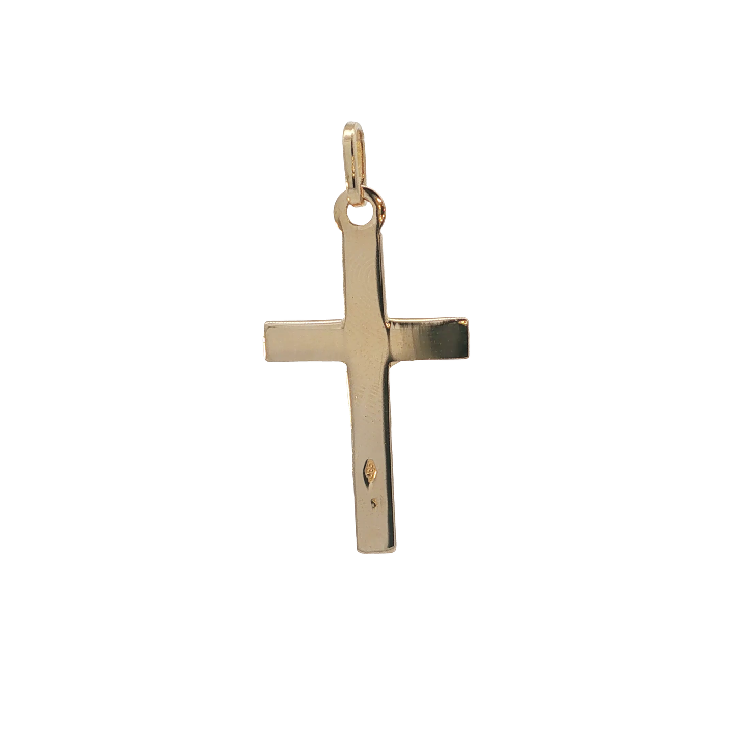 Anhänger "Kreuz Jesus" Gelbgold 585 / 14 Karat L: 36,75 Nr. 7156