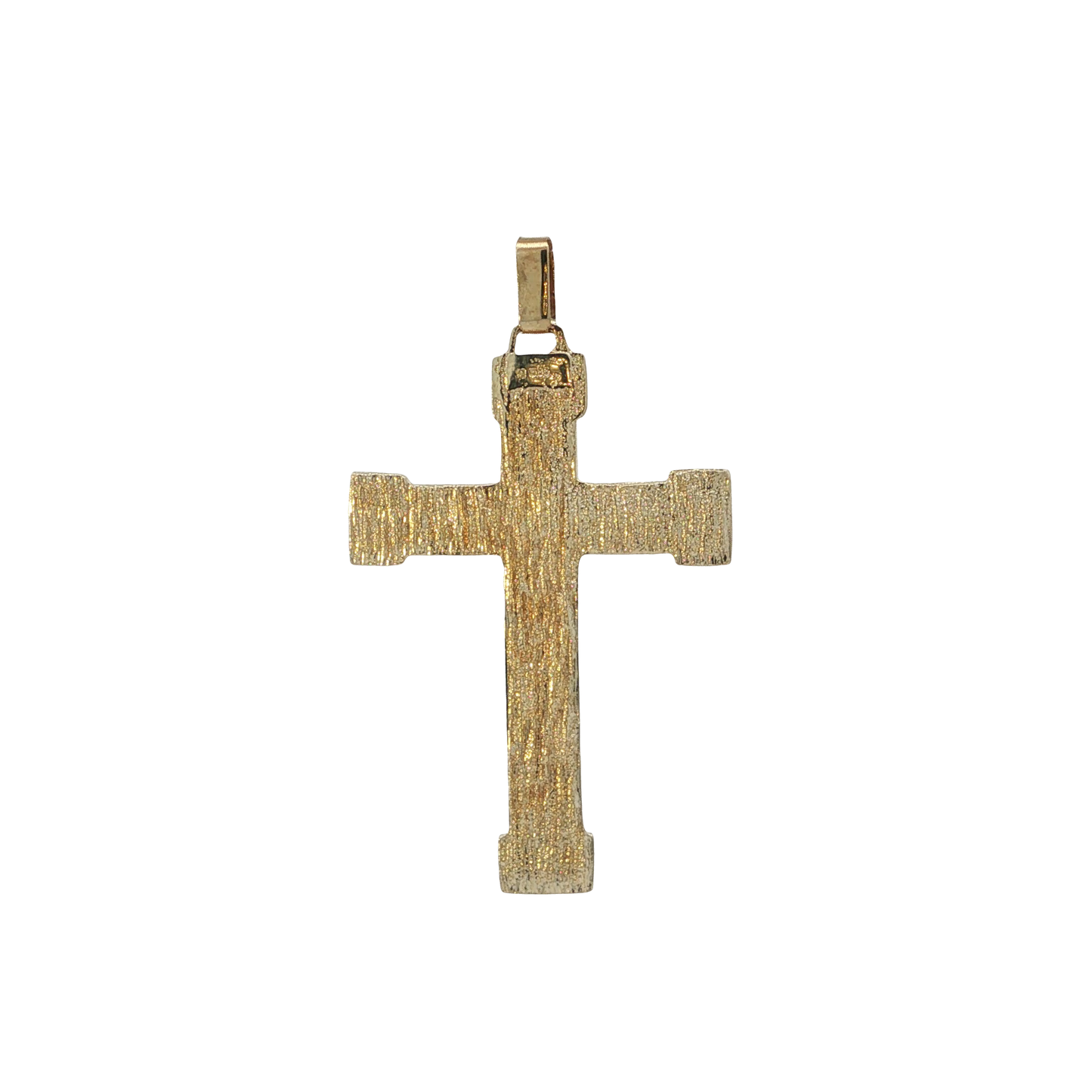 Anhänger "Kruzifix" Gelbgold 585 / 14 Karat L: 44,5 mm Nr. 7167