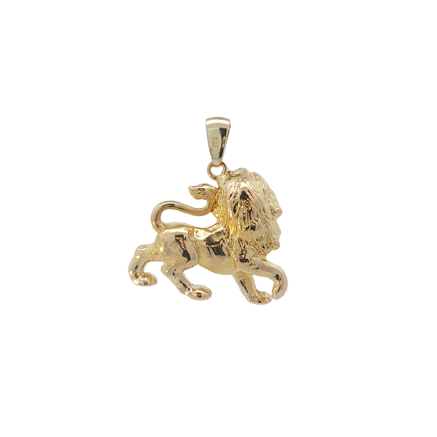 Anhänger "Löwe" Gelbgold 585 / 14 Karat L: 28 mm Nr. 7154