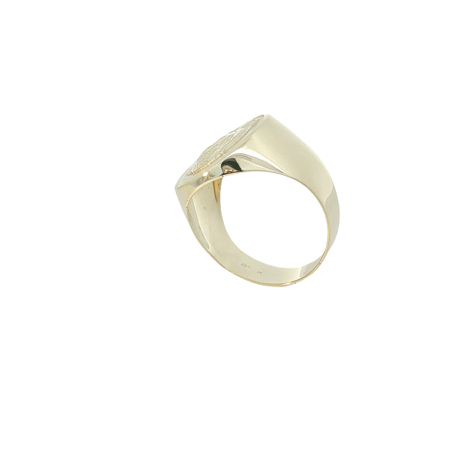 Siegelring "Löwenkopf" Gelbgold 333 / 8 Karat Gr. 62 Nr. 7163