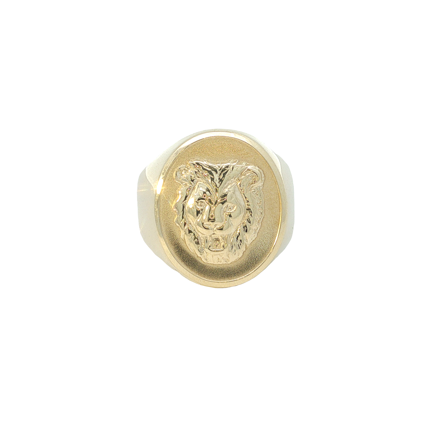 Siegelring "Löwenkopf" Gelbgold 333 / 8 Karat Gr. 62 Nr. 7163