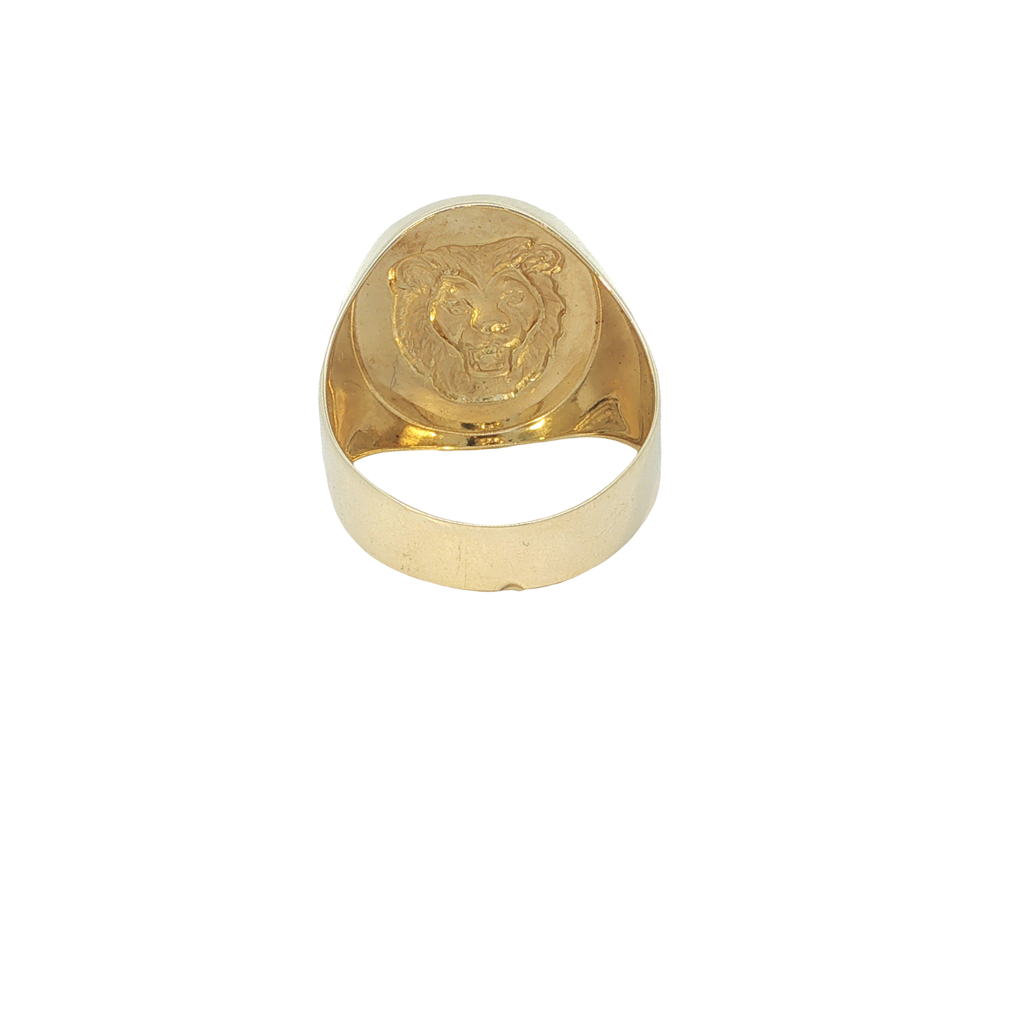 Siegelring "Löwenkopf" Gelbgold 333 / 8 Karat Gr. 62 Nr. 7163