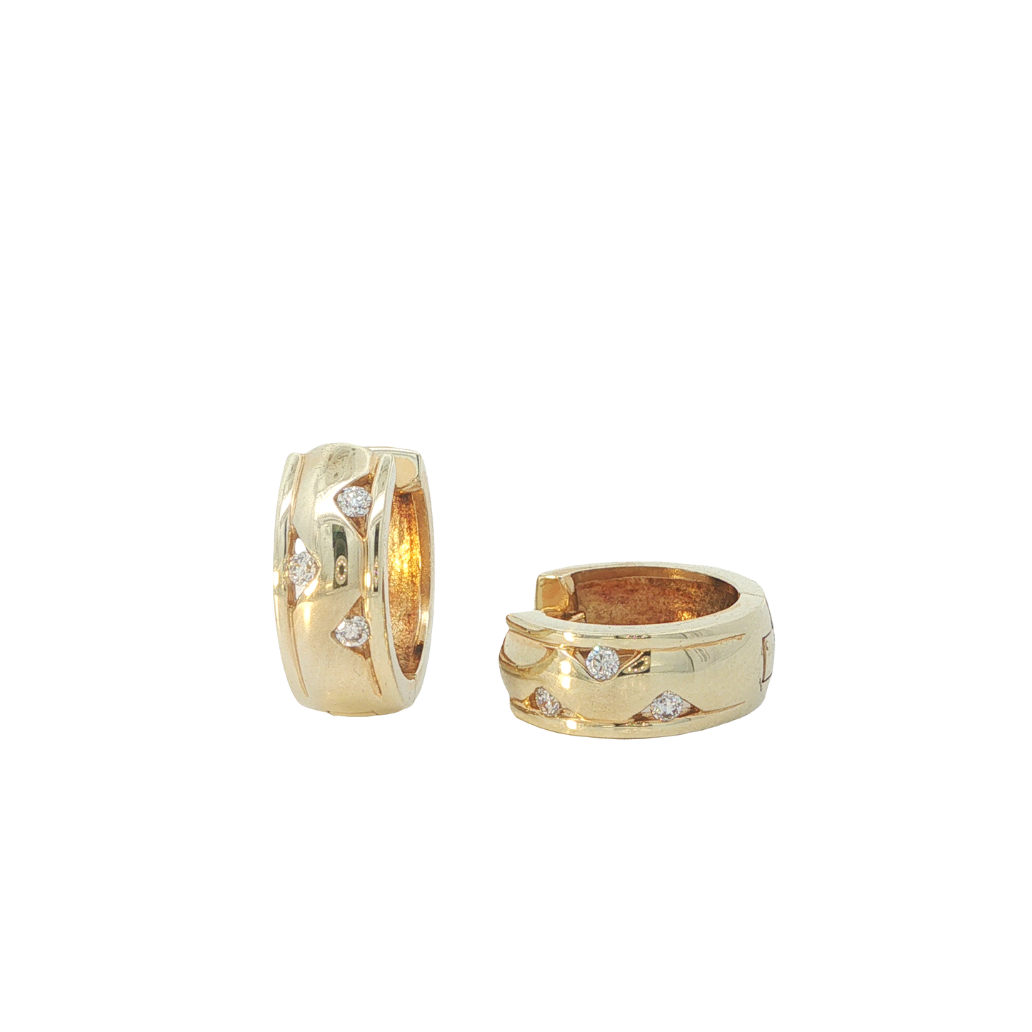 Creolen Gelbgold 333 / 8 Karat 15 mm Nr. 6865