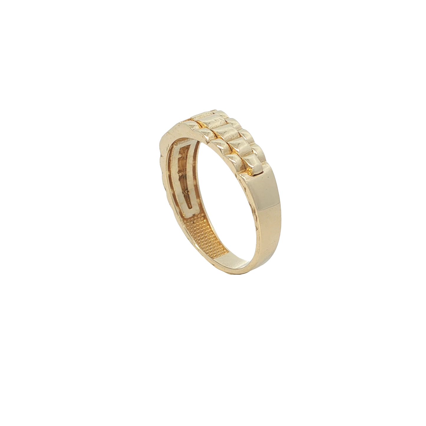 Ring Herren "Rolex-Art" Gelbgold 585 / 14 Karat Gr. 60 Nr. 7182