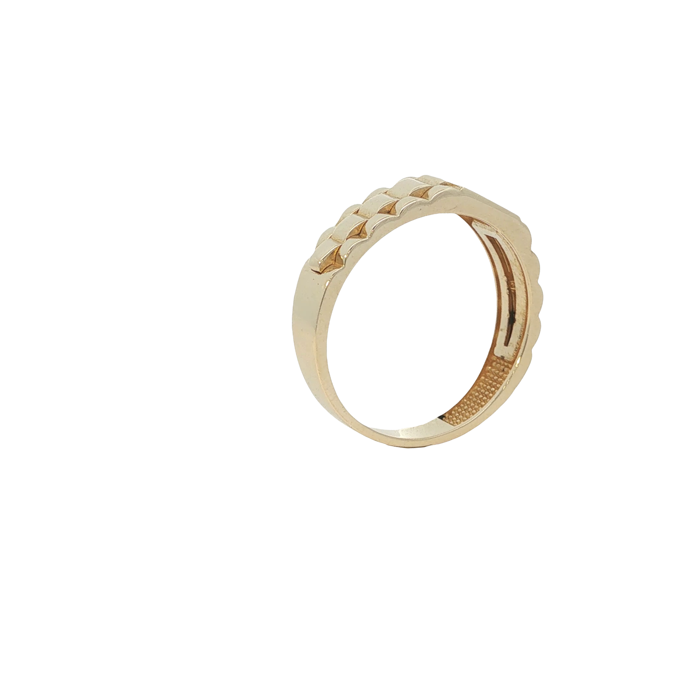 Ring Herren "Rolex-Art" Gelbgold 585 / 14 Karat Gr. 60 Nr. 7182