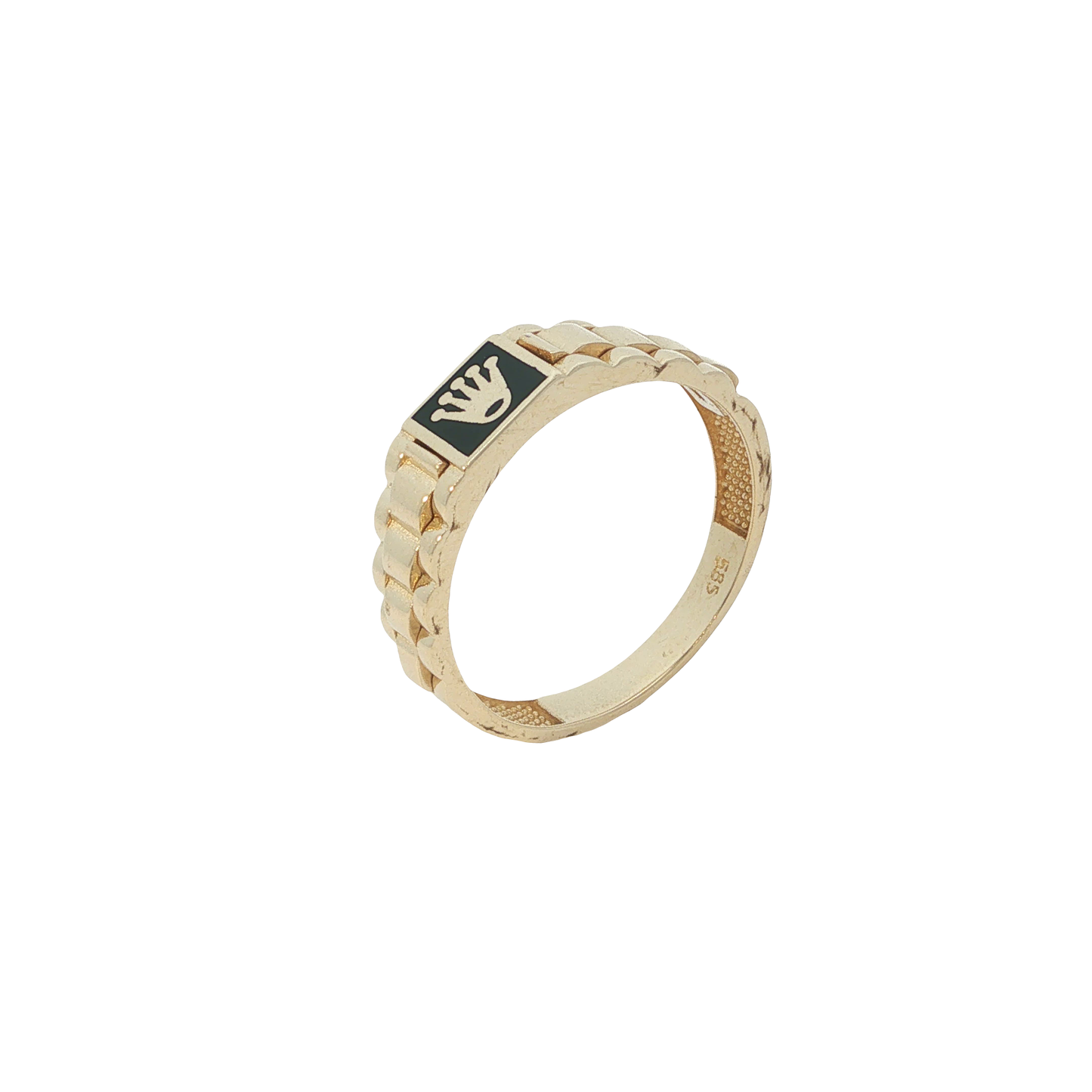 Ring Herren "Rolex-Art" Gelbgold 585 / 14 Karat Gr. 60 Nr. 7182