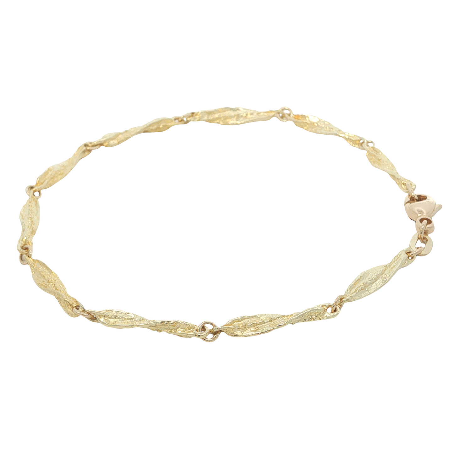 Armband Gelbgold 585 / 14 Karat L: 20,5 cm Nr. 7123