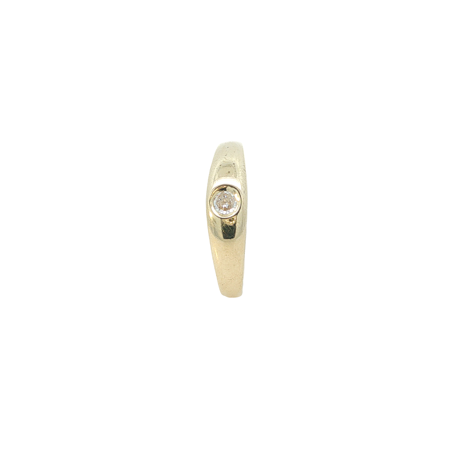 Solitärring Gelbgold 585 / 14 Karat Gr. 55 Nr. 7146
