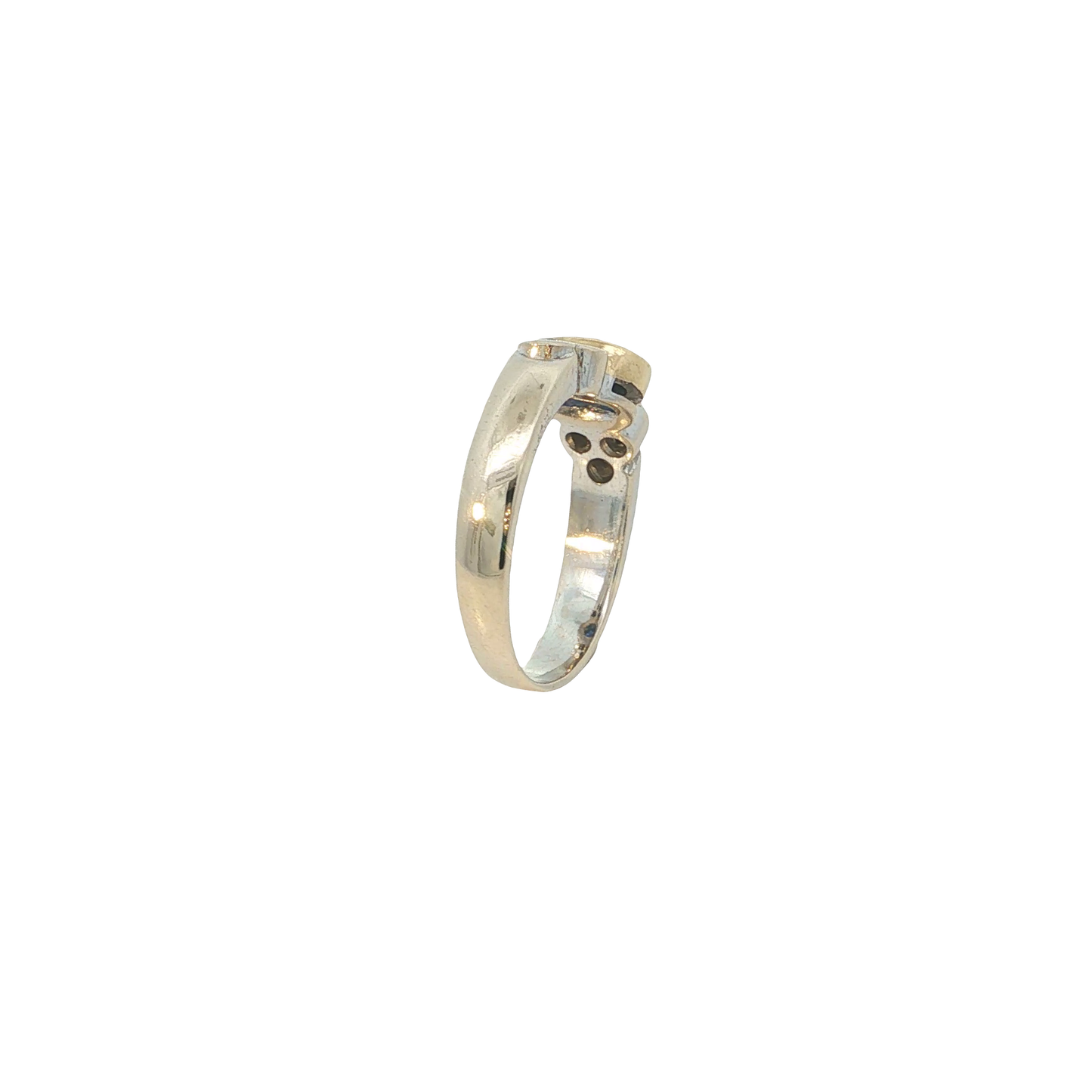 Ring Bicolor 750 / 18 Karat mit Brill. Gr. 54 Nr. 7188