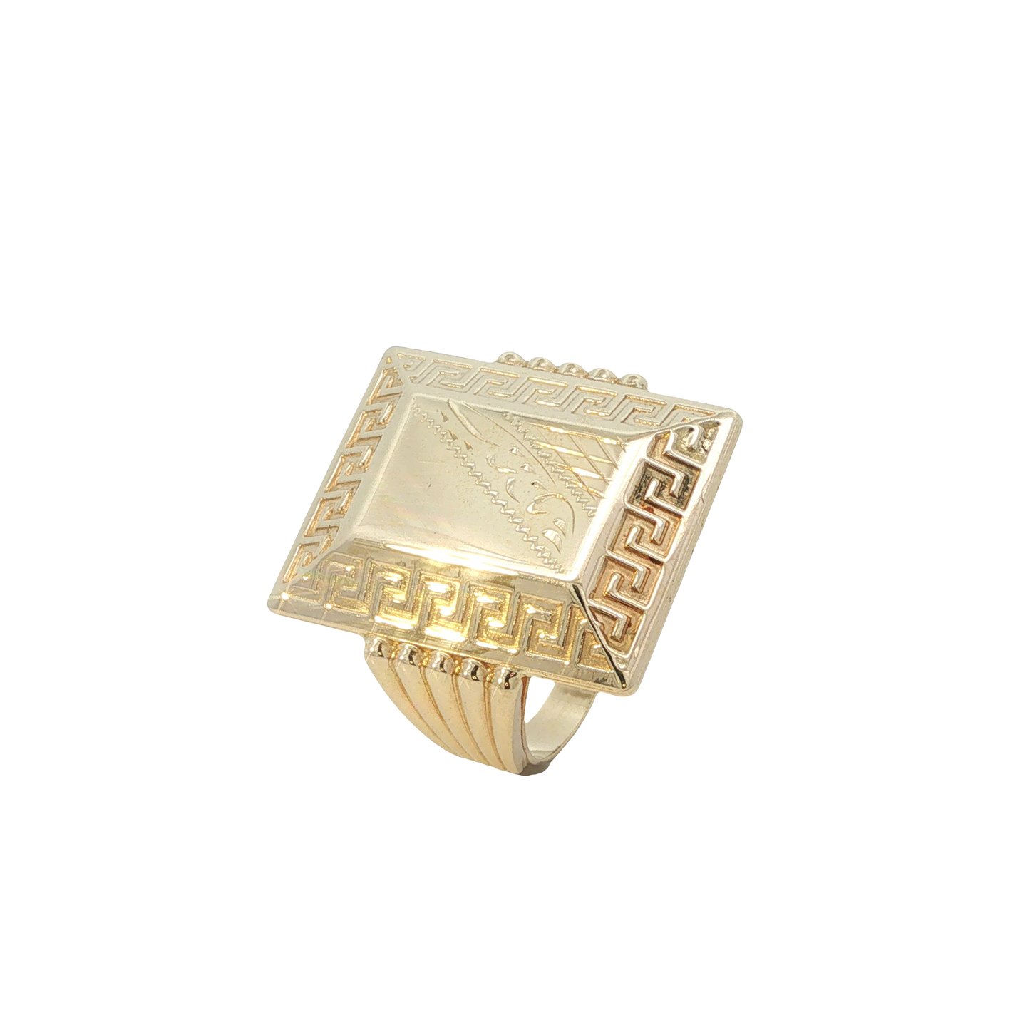 Siegelring Herren Gelbgold 585 / 14 Karat Gr. 66 Nr. 7024