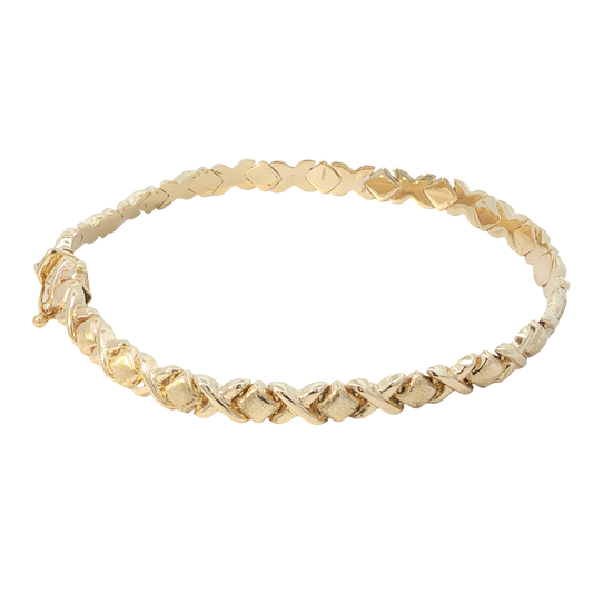 Armband Gelbgold 585 / 14 Karat L: 19,5cm Nr. 7184
