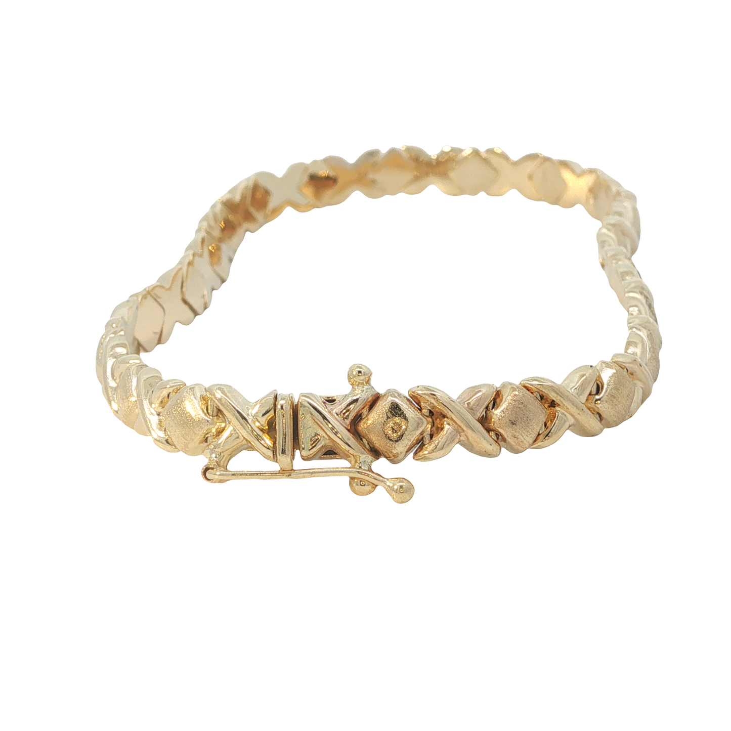 Armband Gelbgold 585 / 14 Karat L: 19,5cm Nr. 7184
