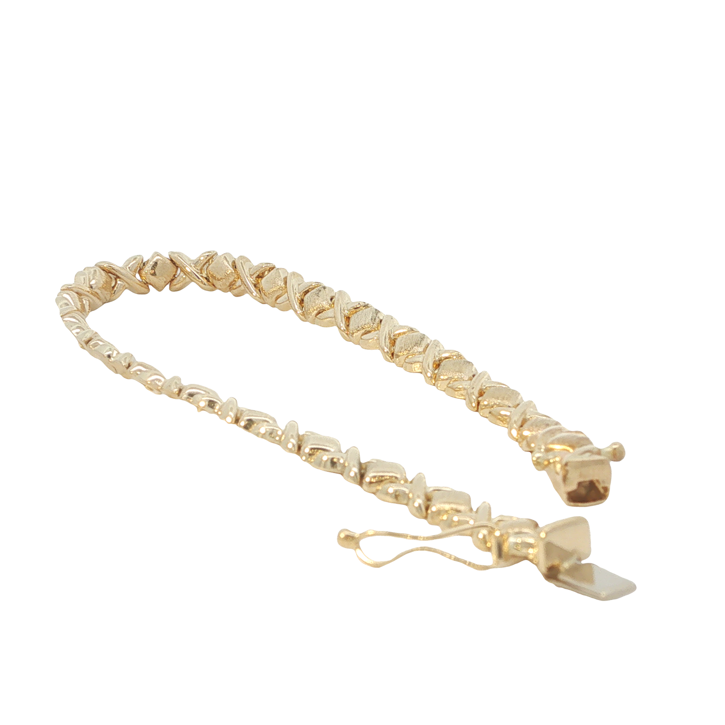 Armband Gelbgold 585 / 14 Karat L: 19,5cm Nr. 7184