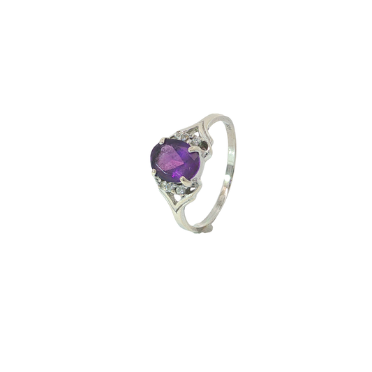 Ring Weißgold 585 / 14 Karat Gr. 58 Nr. 7100