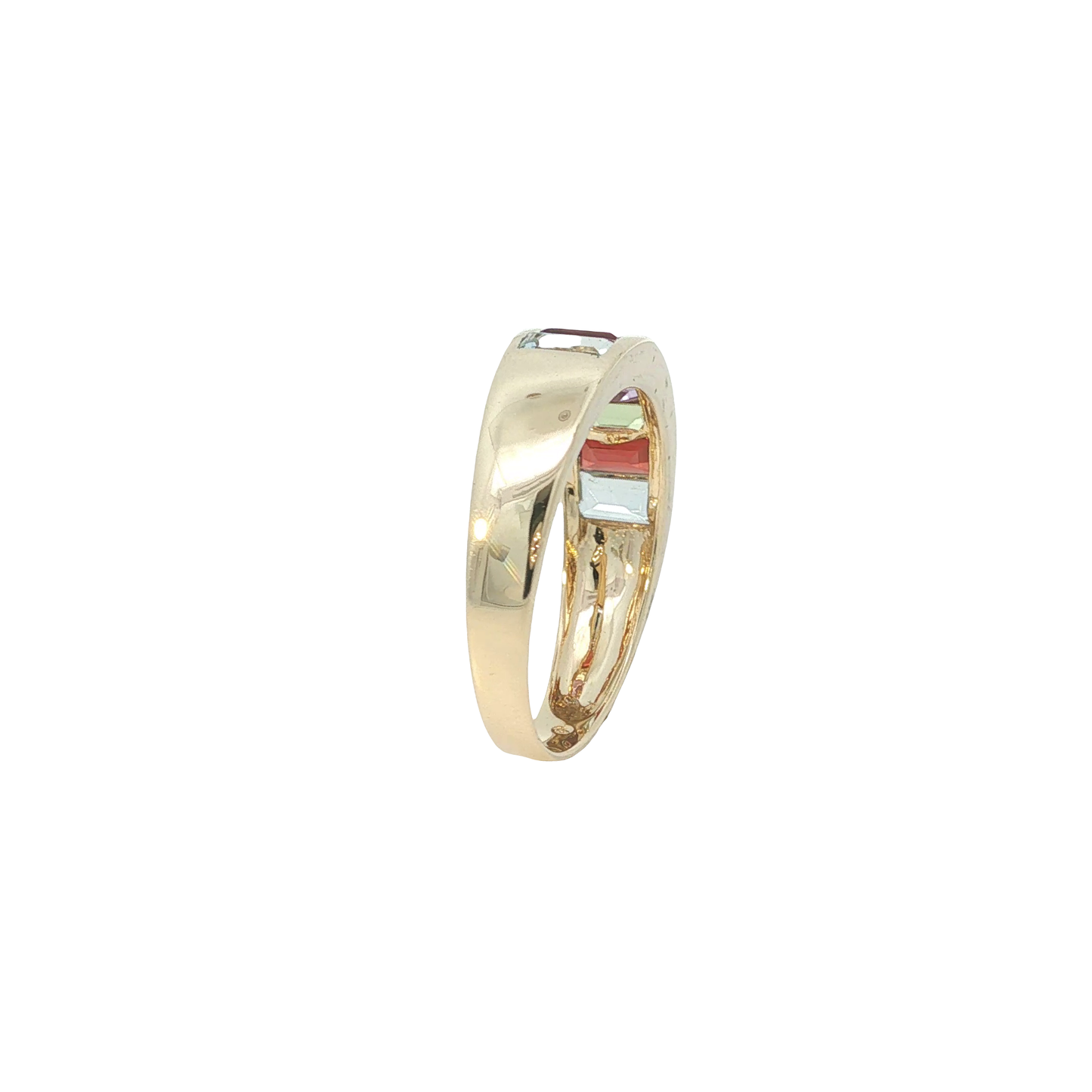 Ring Gelbgold 585 / 14 Karat mit Farbsteinen Gr. 63 Nr. 7195