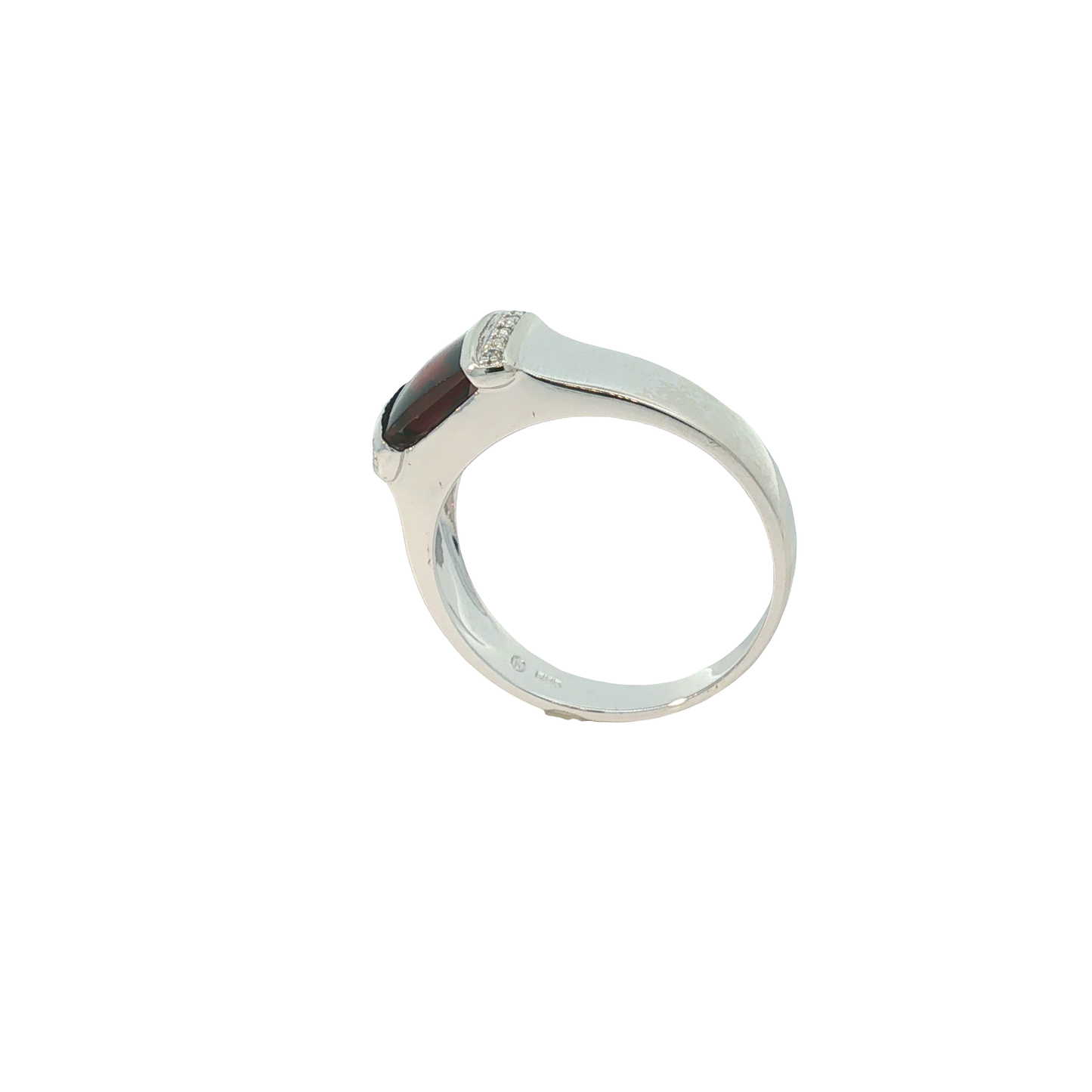 Ring Weißgold 585 / 14 Karat mit Brill. Gr. 62,5 Nr. 7193