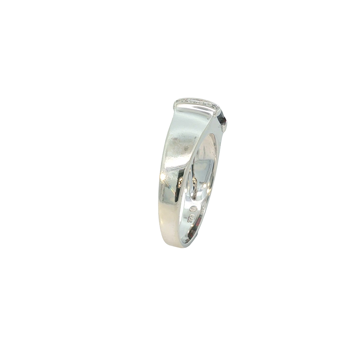 Ring Weißgold 585 / 14 Karat mit Brill. Gr. 62,5 Nr. 7193