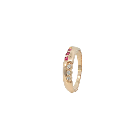 Ring Roségold 583 / 14 Karat Gr. 55 Nr. 7115