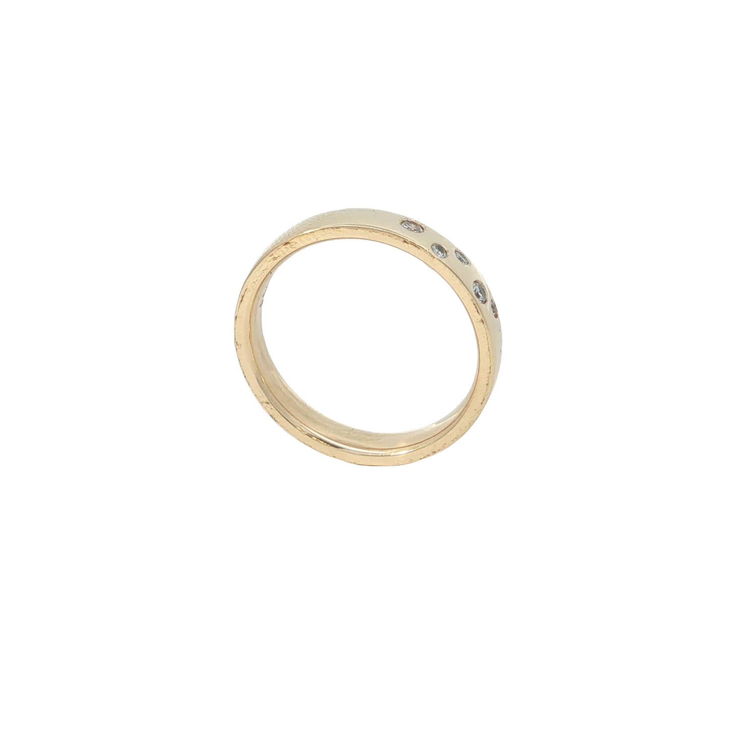 Ring Gelbgold 585 / 14 Karat mit Brill. Gr. 54 Nr. 7172