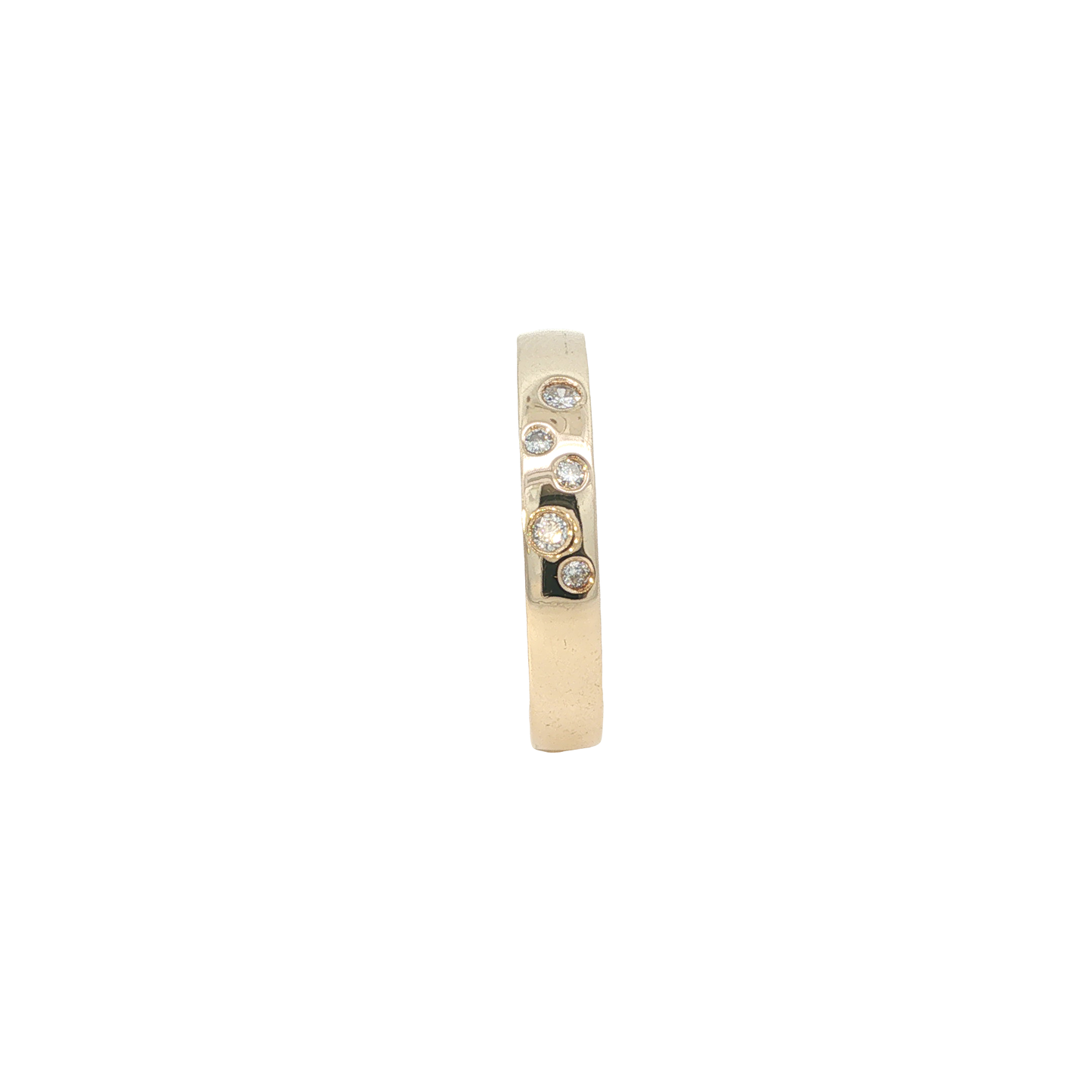 Ring Gelbgold 585 / 14 Karat mit Brill. Gr. 54 Nr. 7172