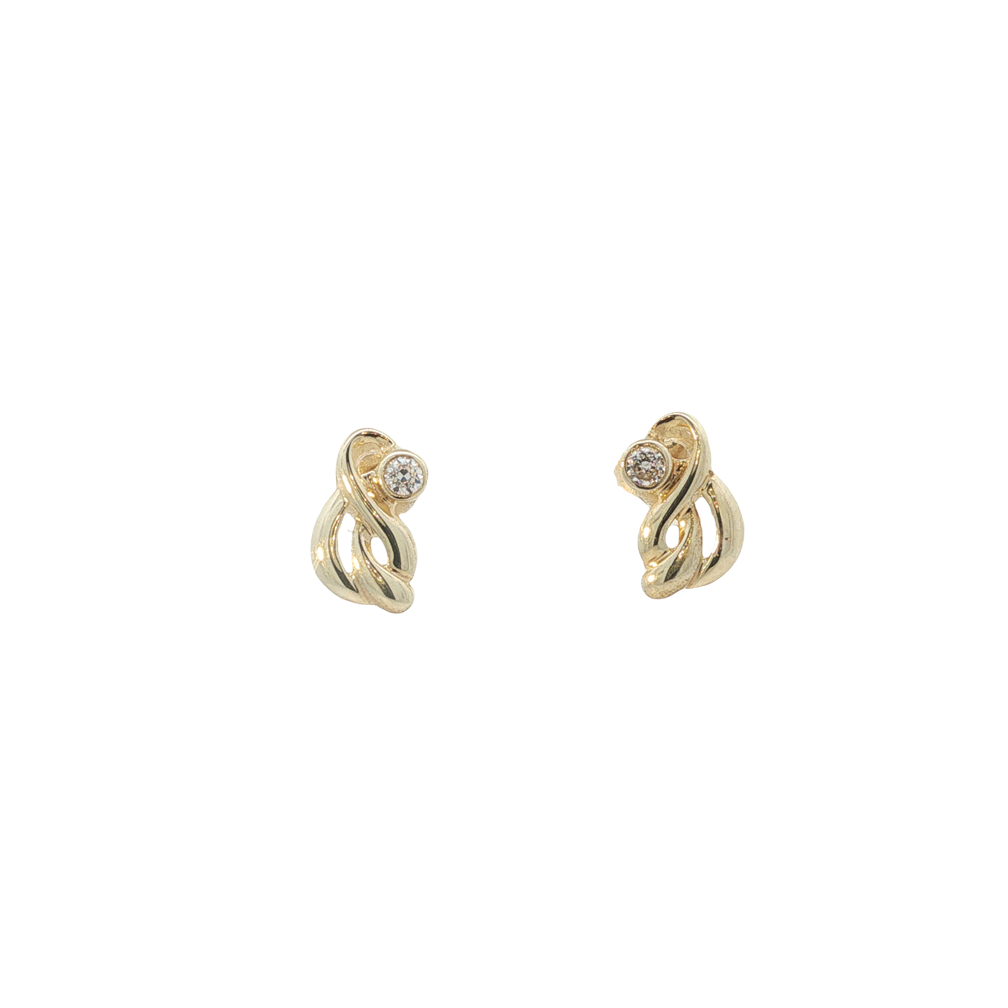 Ohrstecker Gelbgold 333 / 8 Karat L: 10,5 mm Nr. 7147