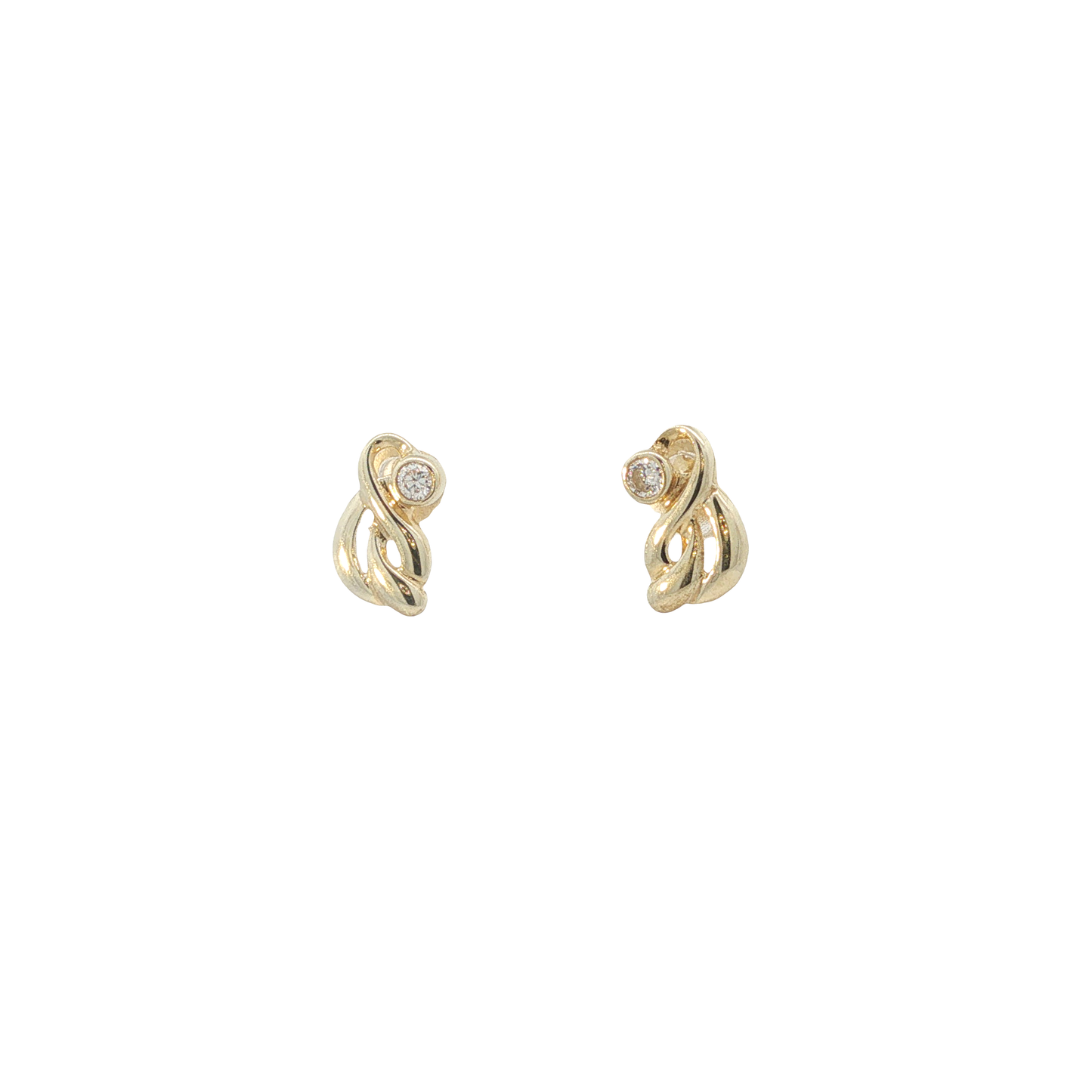 Ohrstecker Gelbgold 333 / 8 Karat L: 10,5 mm Nr. 7147