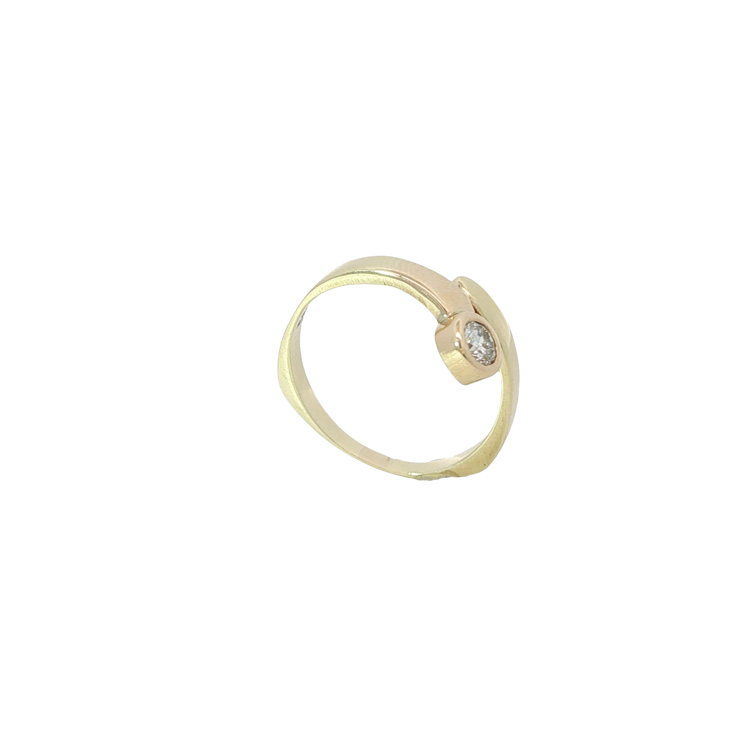 Ring Gelbgold 585 / 14 Karat mit Brillant Gr. 57 Nr. 7187