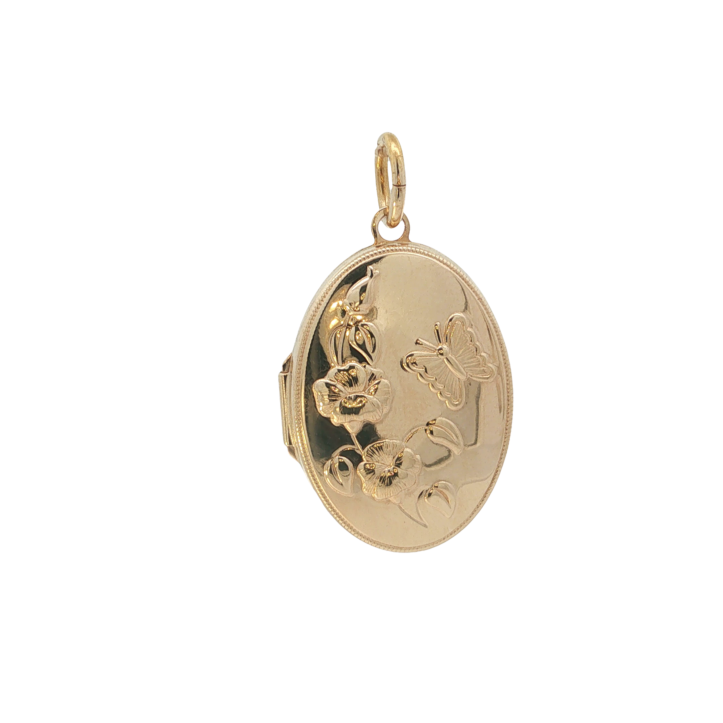 Anhänger "Medaillon" Gelbgold 375 / 9 Karat L: 34 mm Nr. 7202