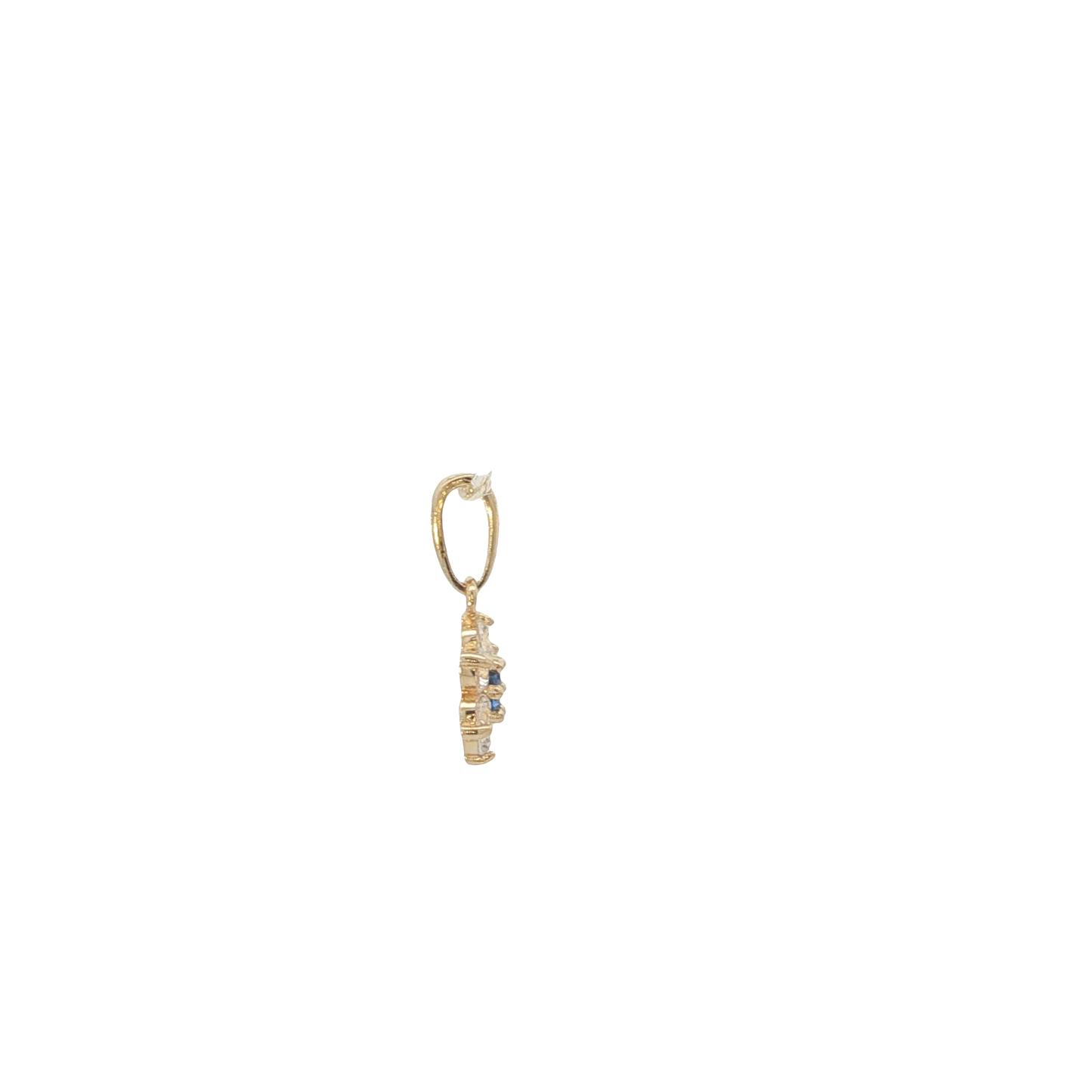 Anhänger "Blume" Gelbgold 585 / 14 Karat L: 13 mm Nr. 7206