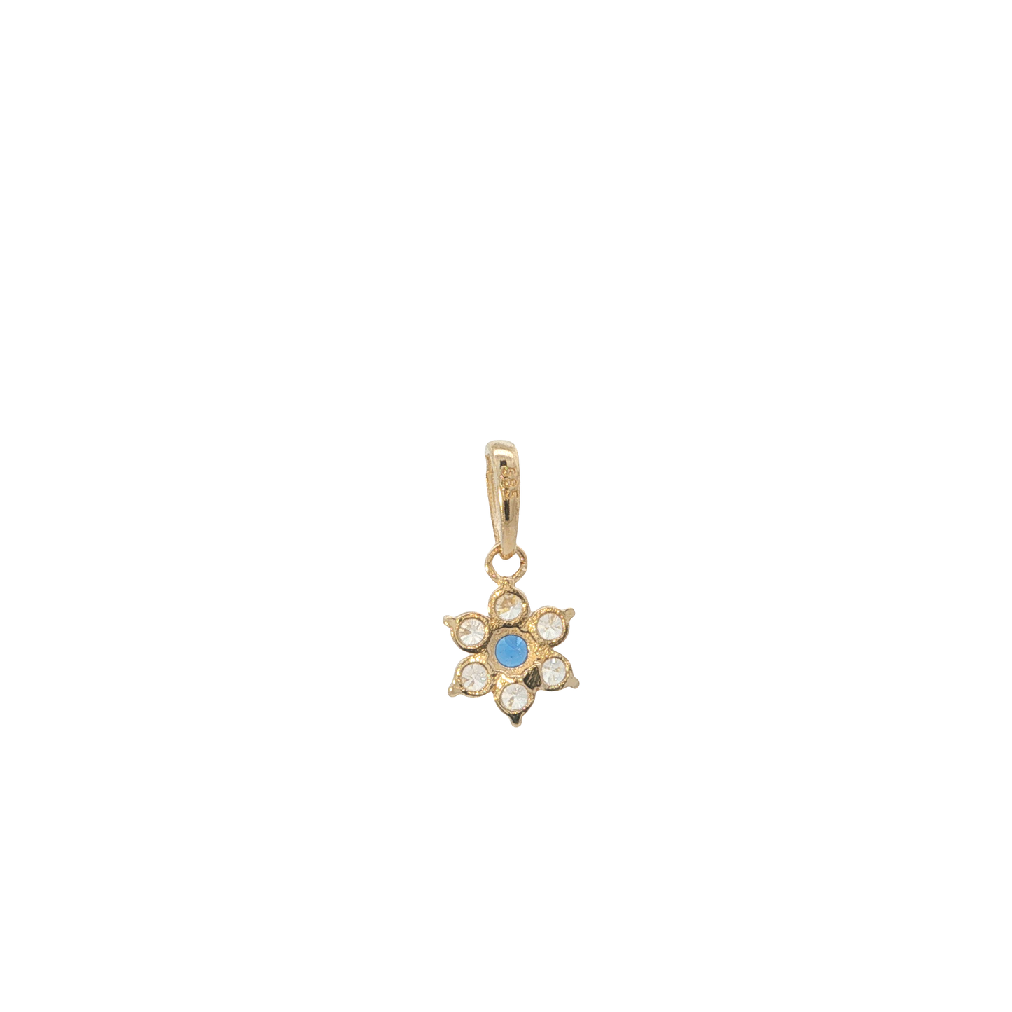 Anhänger "Blume" Gelbgold 585 / 14 Karat L: 13 mm Nr. 7206