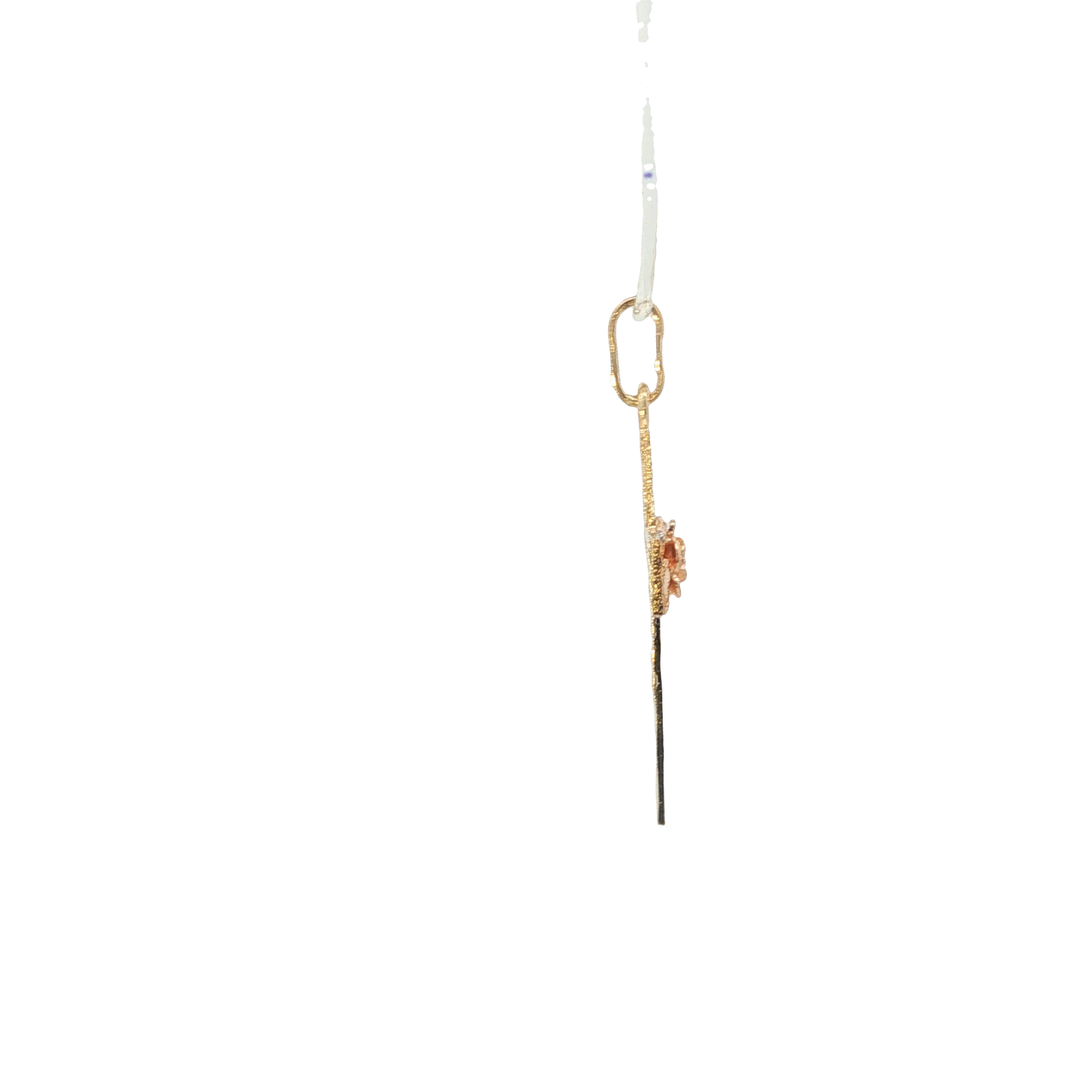 Anhänger "Kreuz" Bicolor 750 / 18 Karat L: 29 mm Nr. 7205
