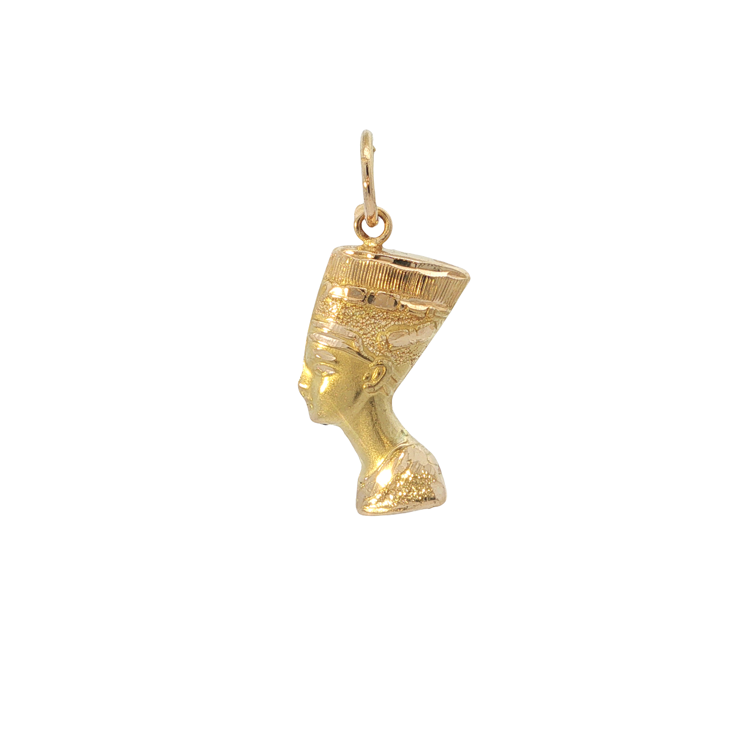 Nofretete-Büste Anhänger aus Gelbgold L: 28 mm Nr. 7204