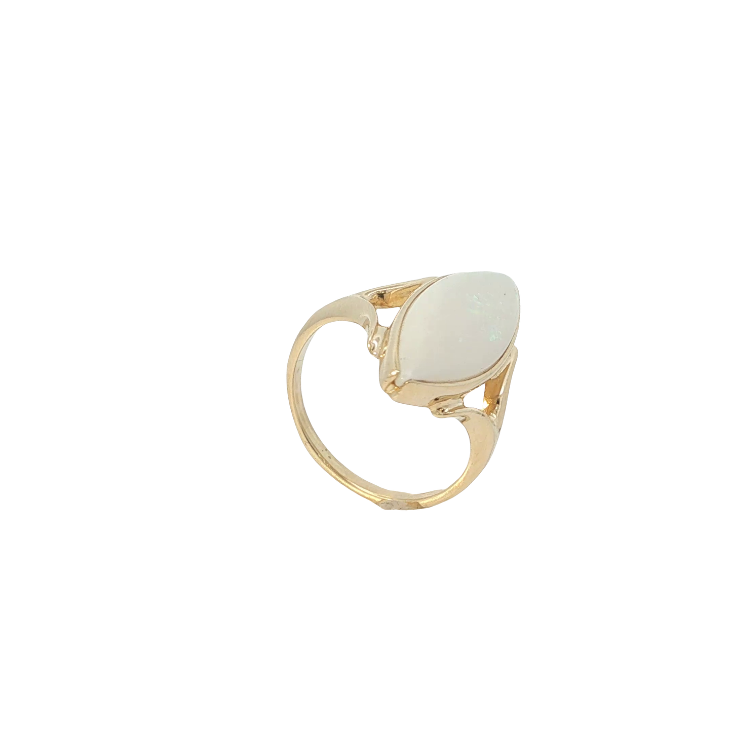 Ring Gelbgold 585 / 14 Karat mit Opal Gr. 51 Nr. 7199