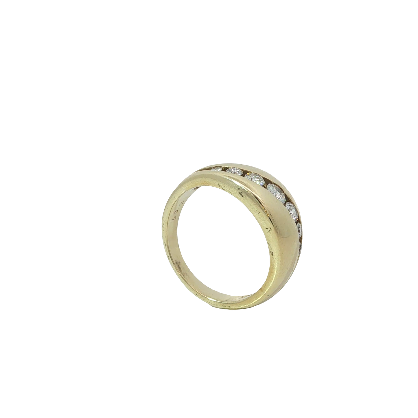 Ring Gelbgold 585 / 14 Karat mit Brill. Gr. 52,5 Nr. 7215