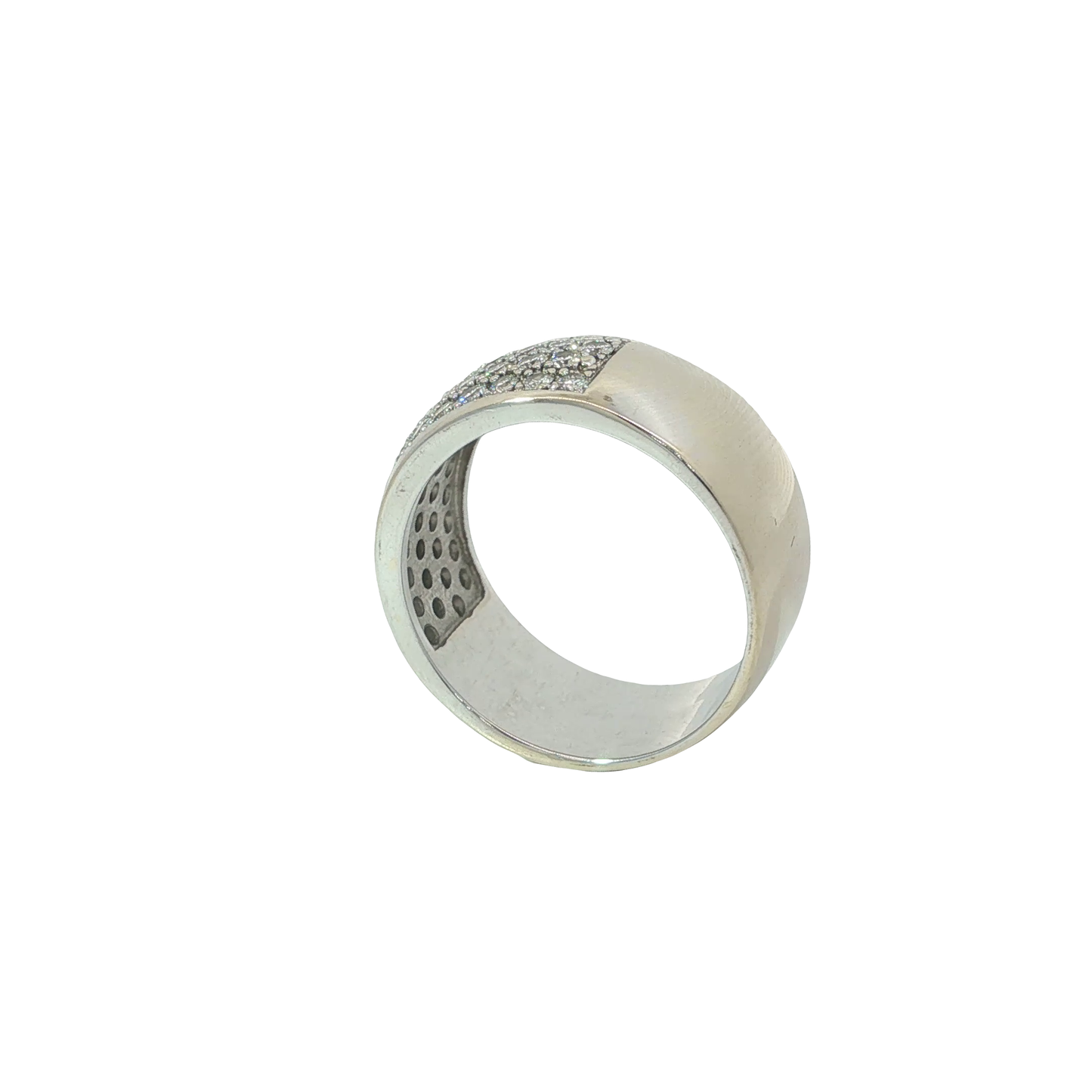 Ring Weißgold 585 / 14 Karat mit Brill. Gr. 57 Nr. 7214