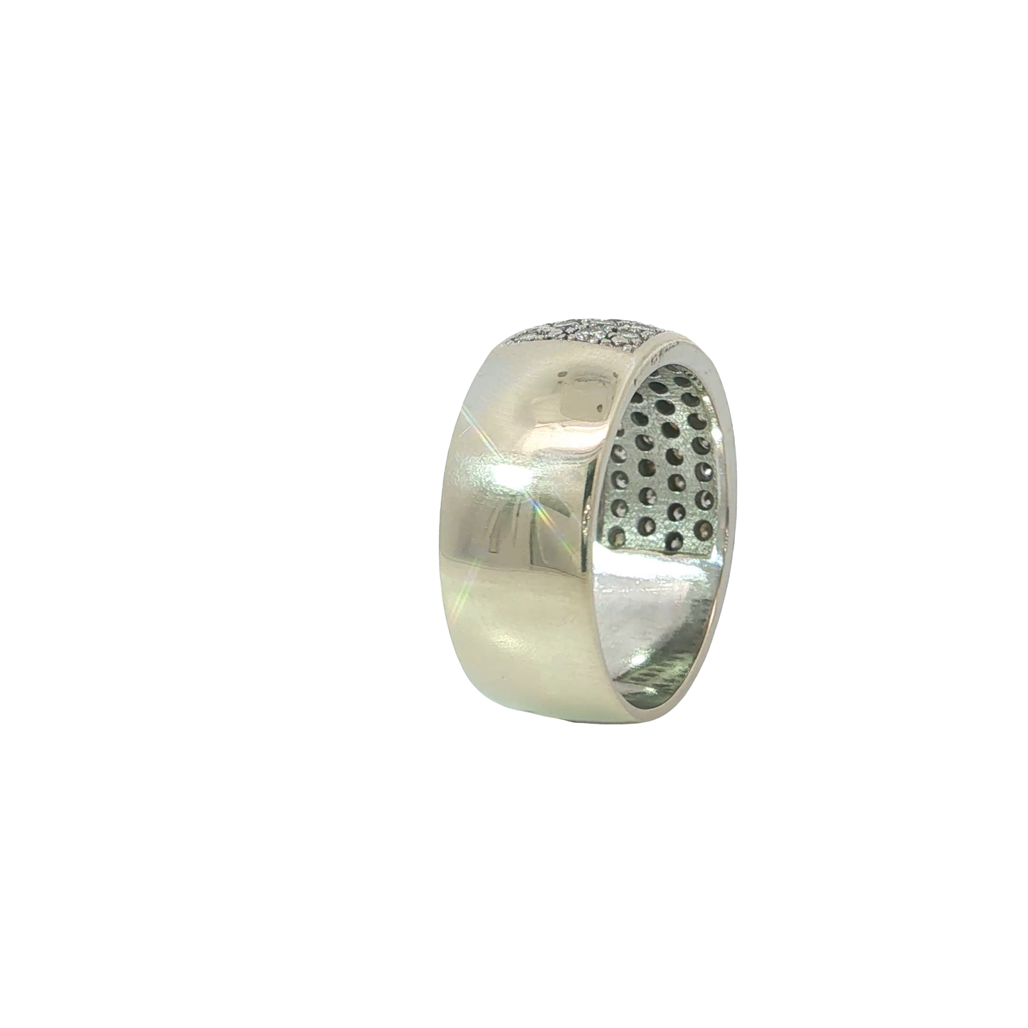 Ring Weißgold 585 / 14 Karat mit Brill. Gr. 57 Nr. 7214